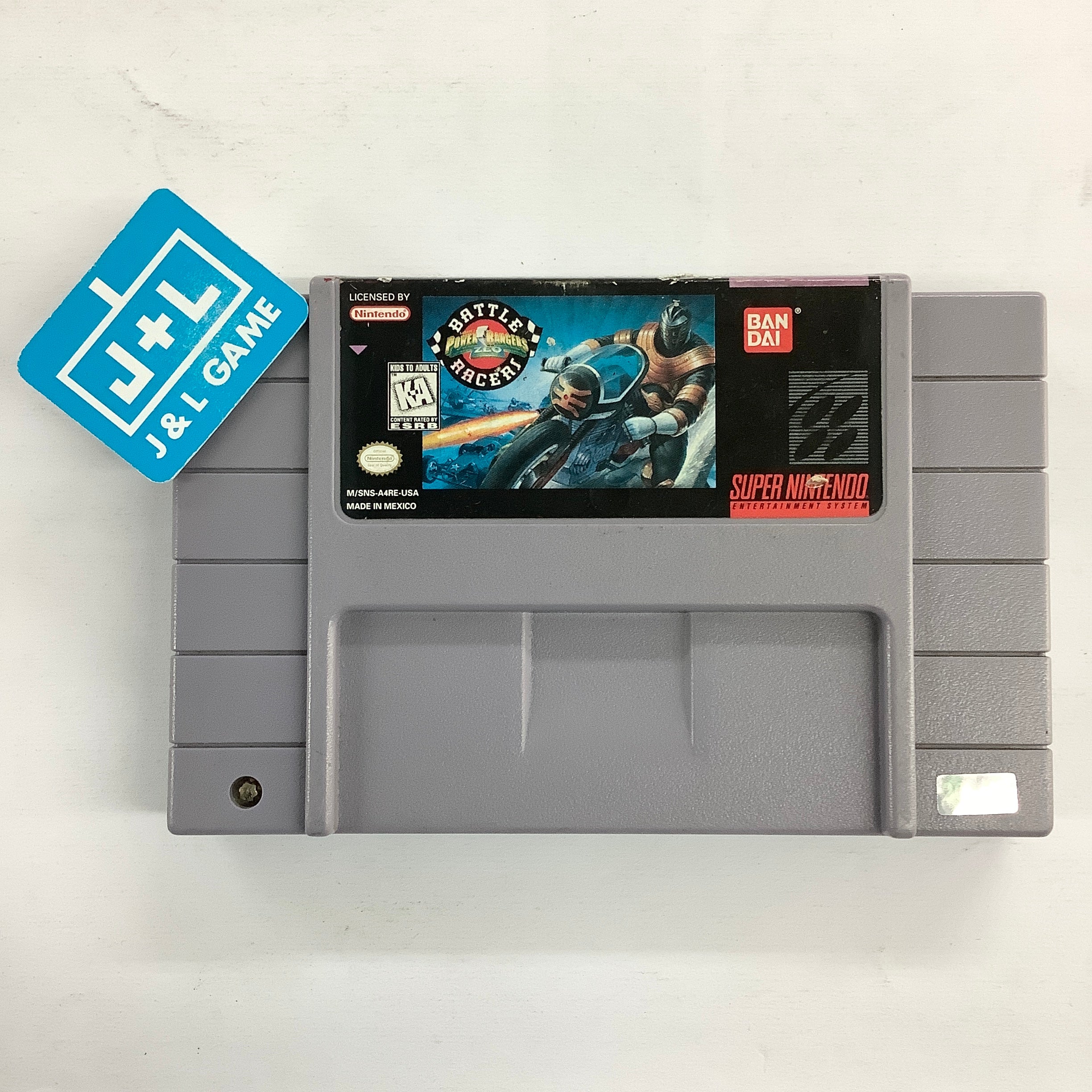 Power Rangers Zeo: Battle Racers - (SNES) Super Nintendo [Pre-Owned] Video Games Bandai America Inc.   