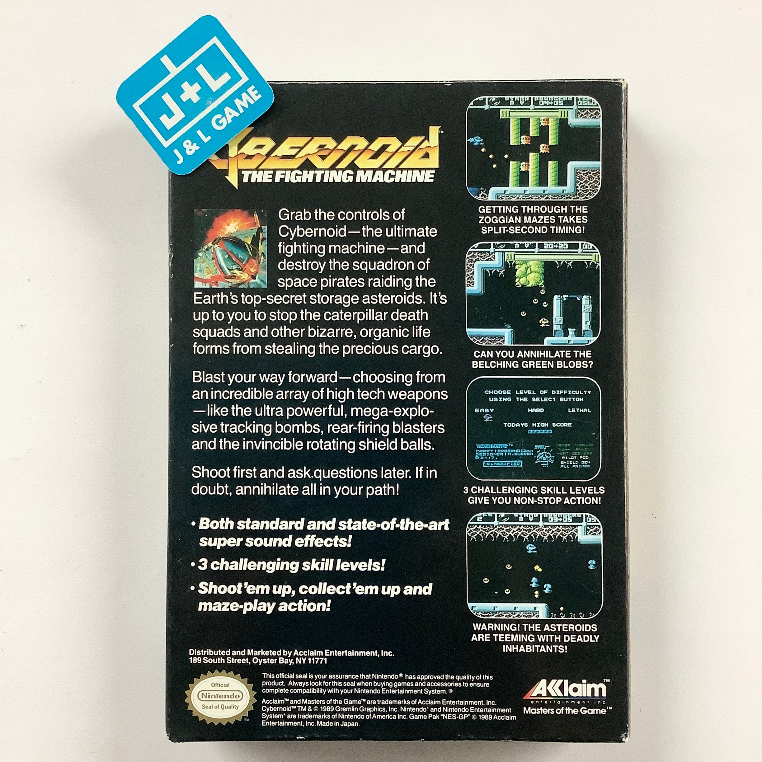 Cybernoid: The Fighting Machine - (NES) Nintendo Entertainment System [Pre-Owned] Video Games Acclaim   
