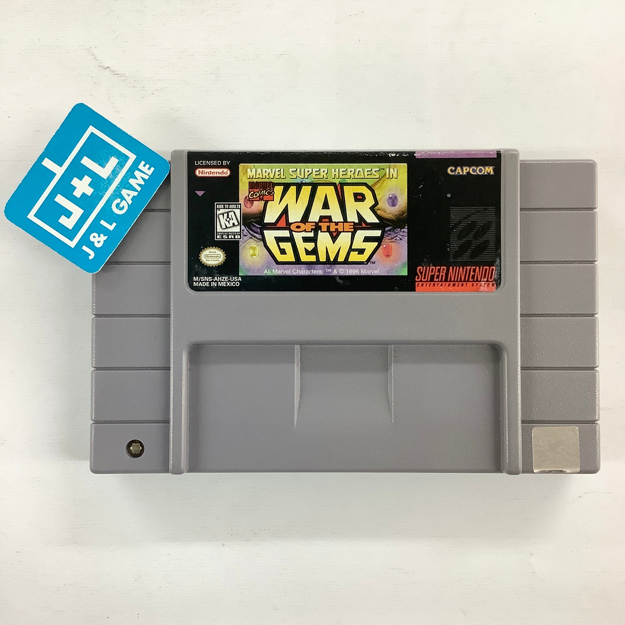 Marvel Super Heroes in War of the Gems - (SNES) Super Nintendo [Pre-Owned] Video Games Capcom   