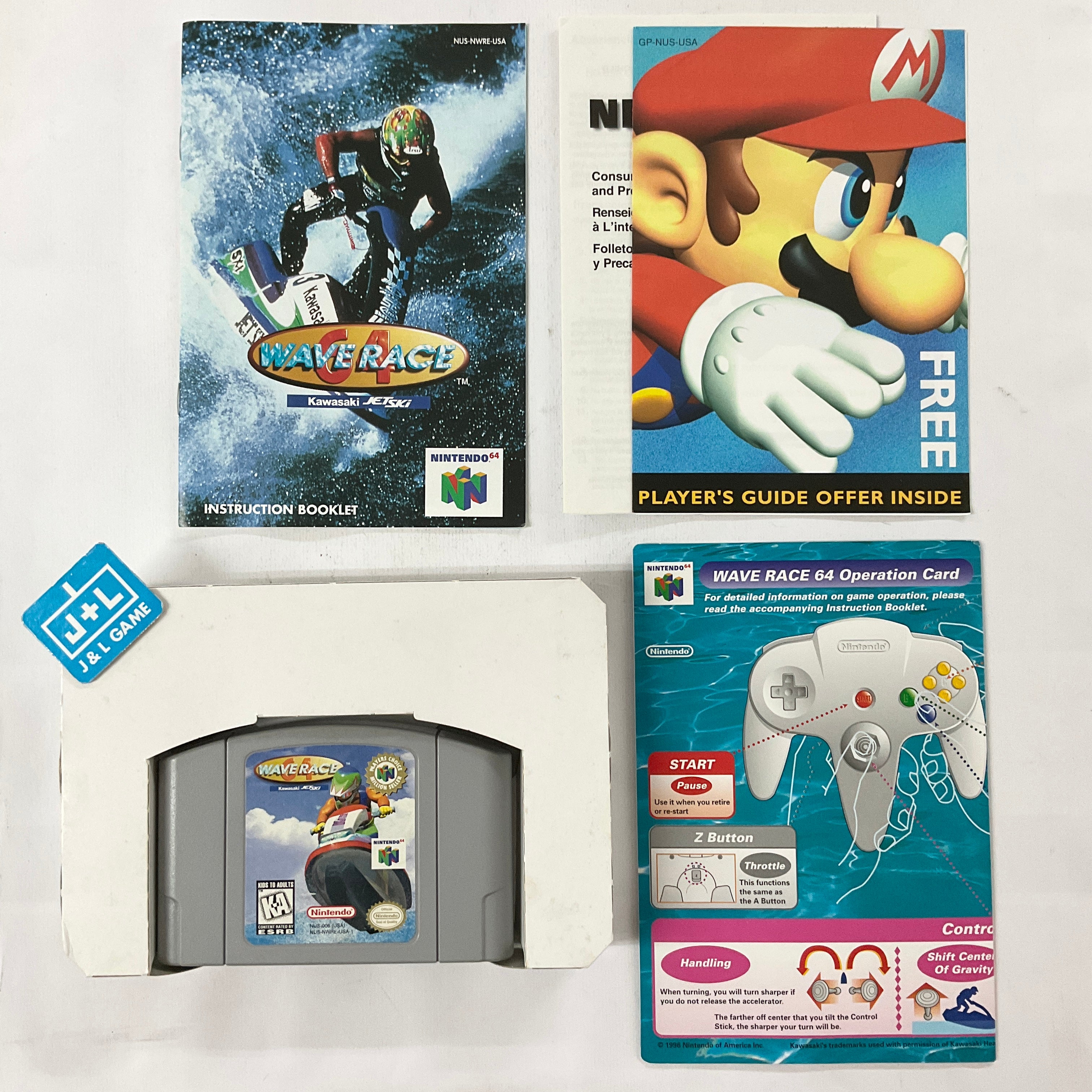 Wave Race 64 (Player's Choice) - (N64) Nintendo 64 [Pre-Owned