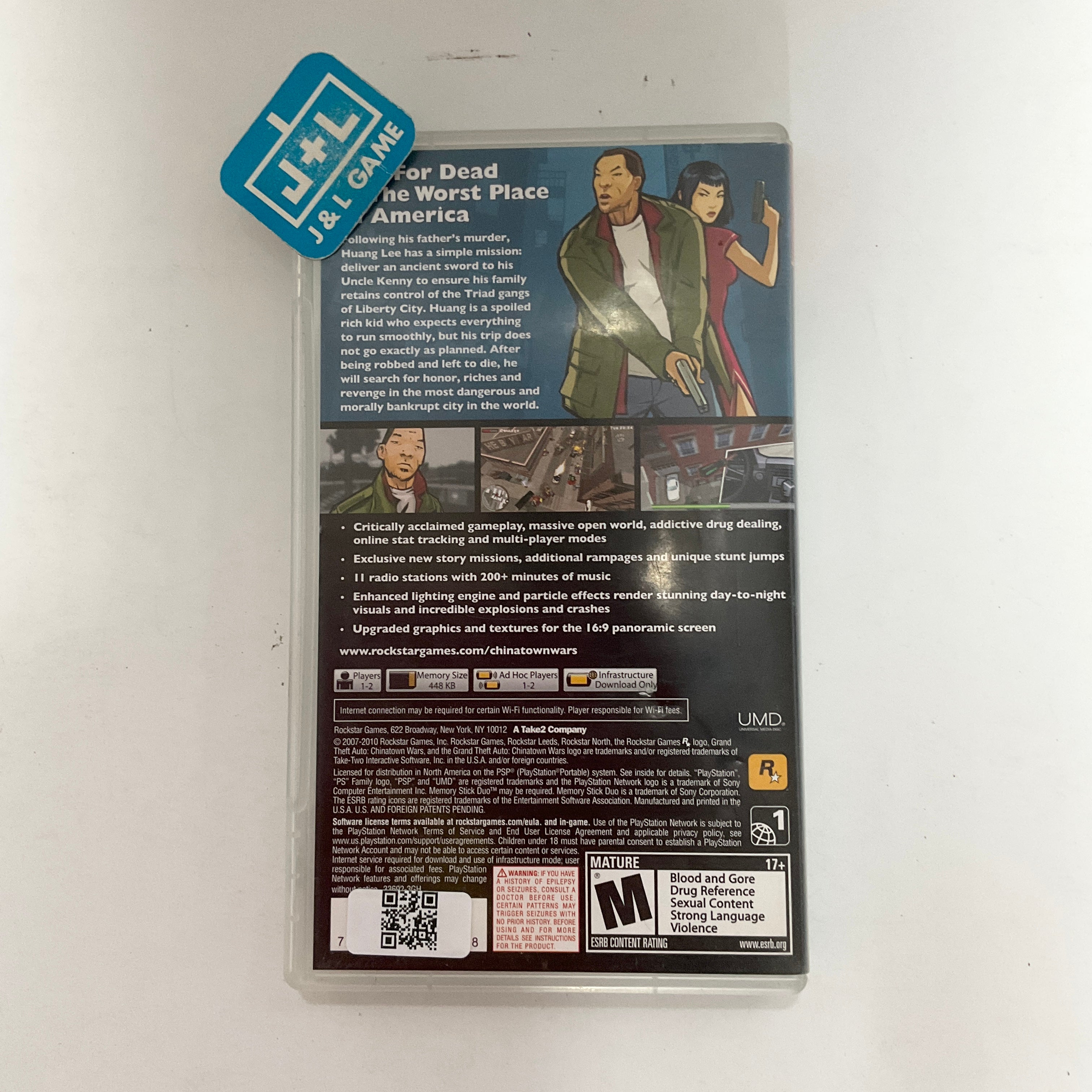 Grand Theft Auto: Chinatown Wars (Greatest Hits) - SONY PSP [Pre-Owned] Video Games Rockstar Games   