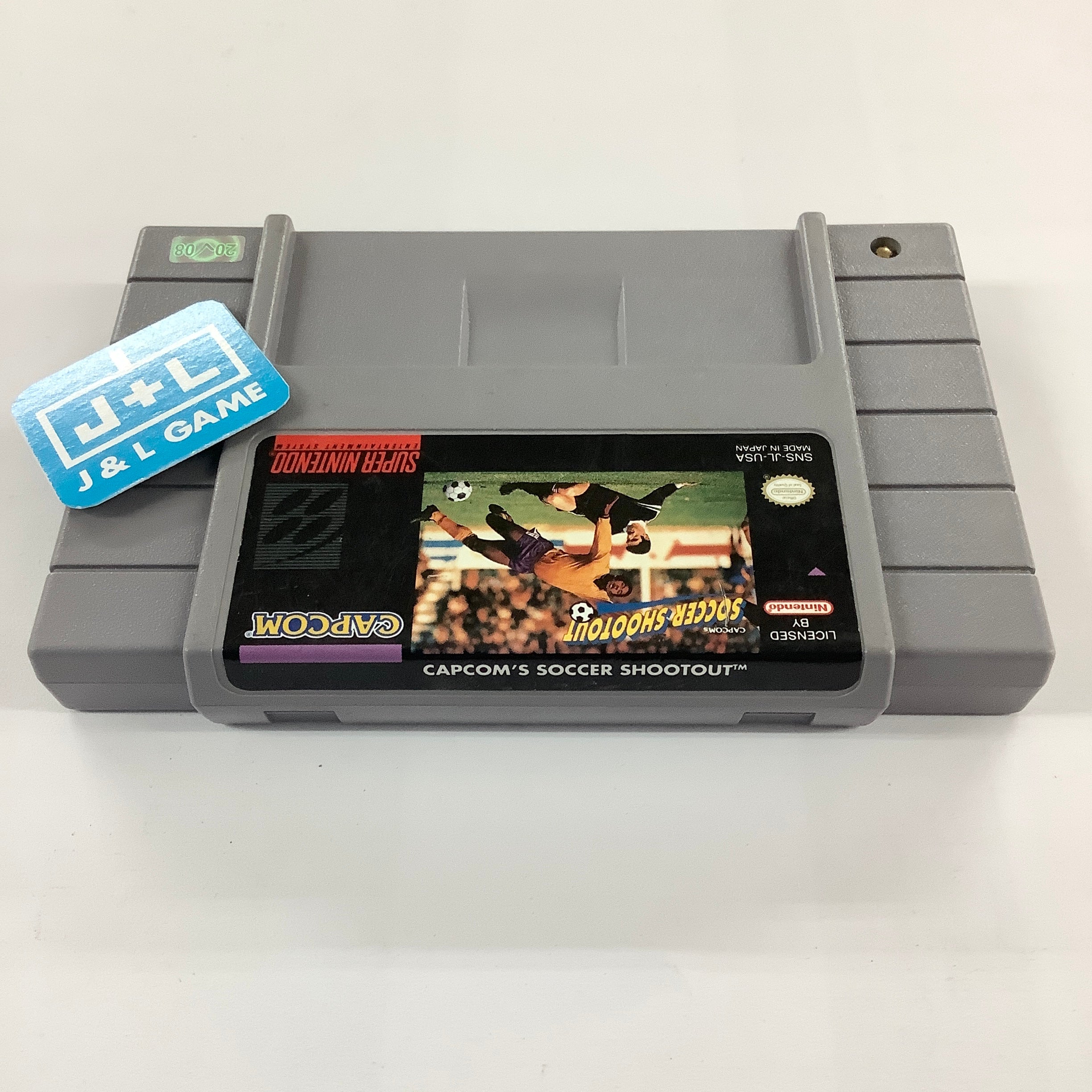 Capcom's Soccer Shootout - (SNES) Super Nintendo [Pre-Owned] Video Games Capcom   