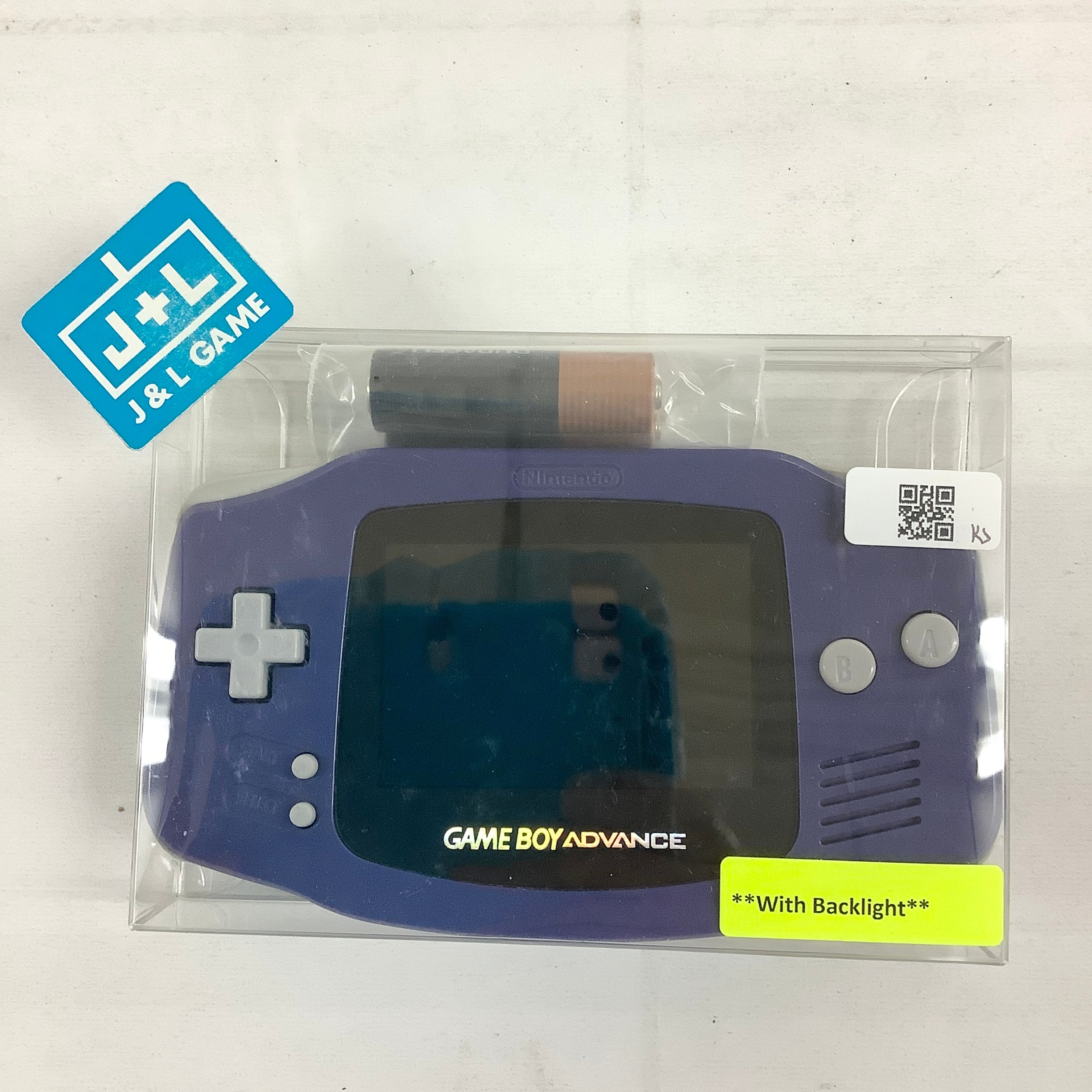 Nintendo Game Boy Advance Console (Indigo With Backlight) - (GBA) Game Boy Advance [Pre-Owned] Consoles Nintendo   