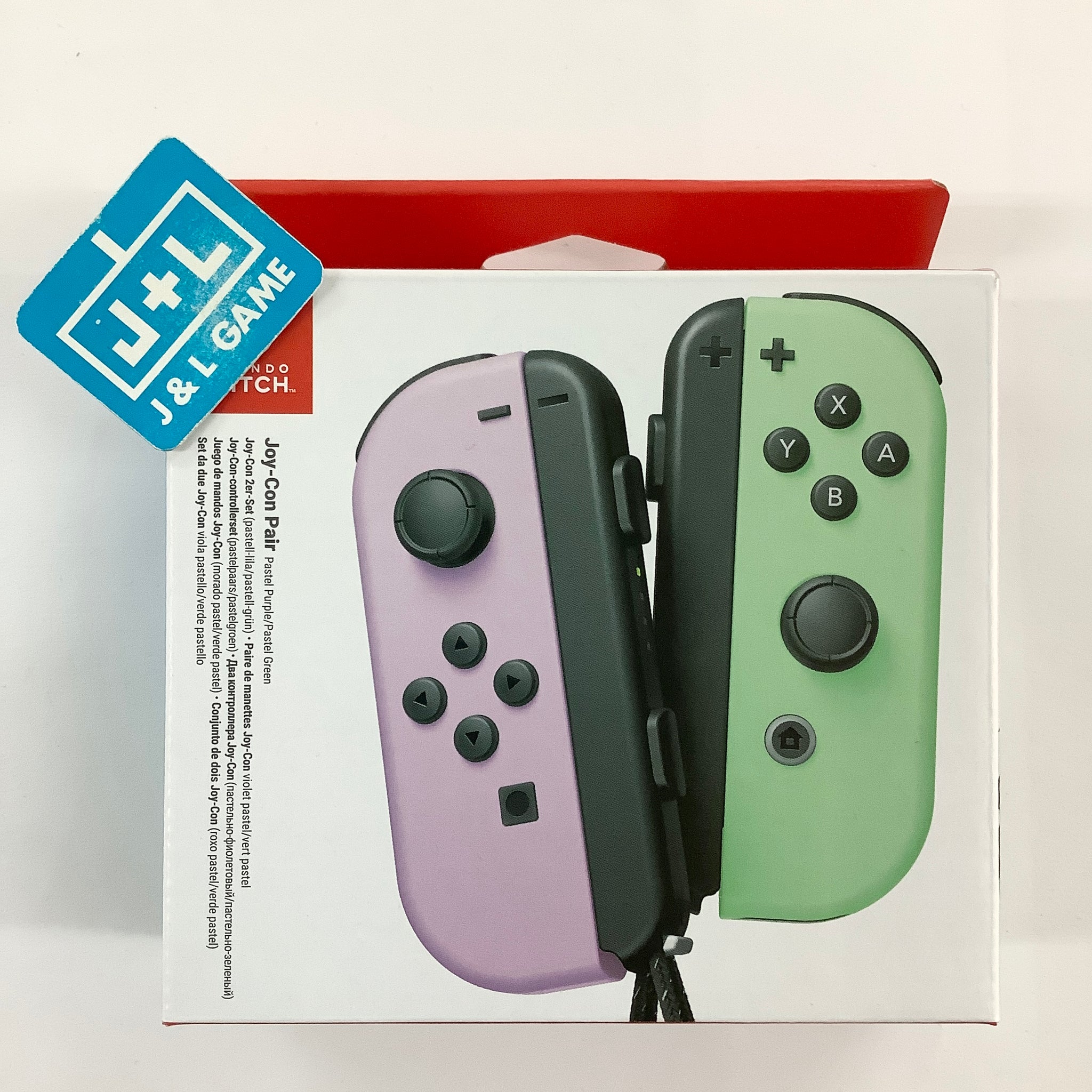 Nintendo Joy-Con Controller Set for Nintendo Switch in Pastel Purple and  Pastel Green