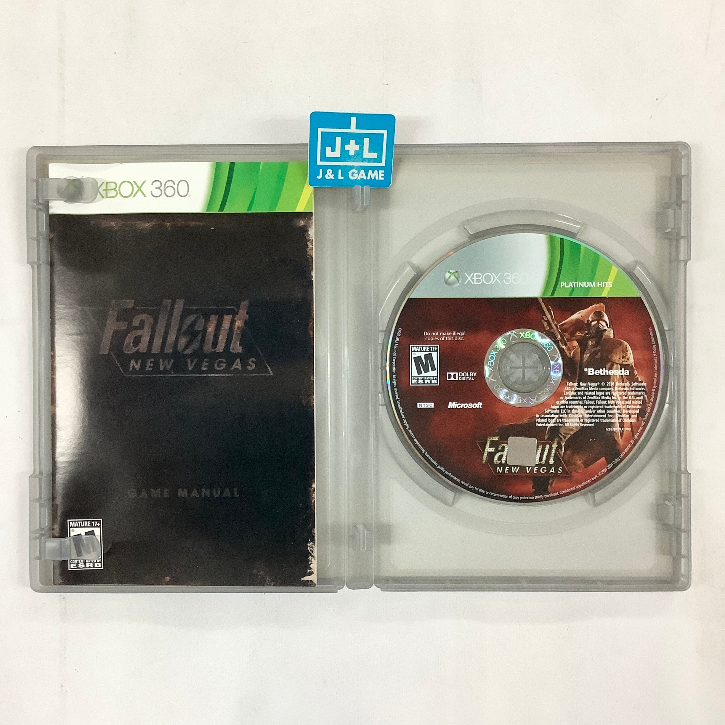 Fallout: New Vegas (Platinum Hits) - Xbox 360 [Pre-Owned] | J&L Game