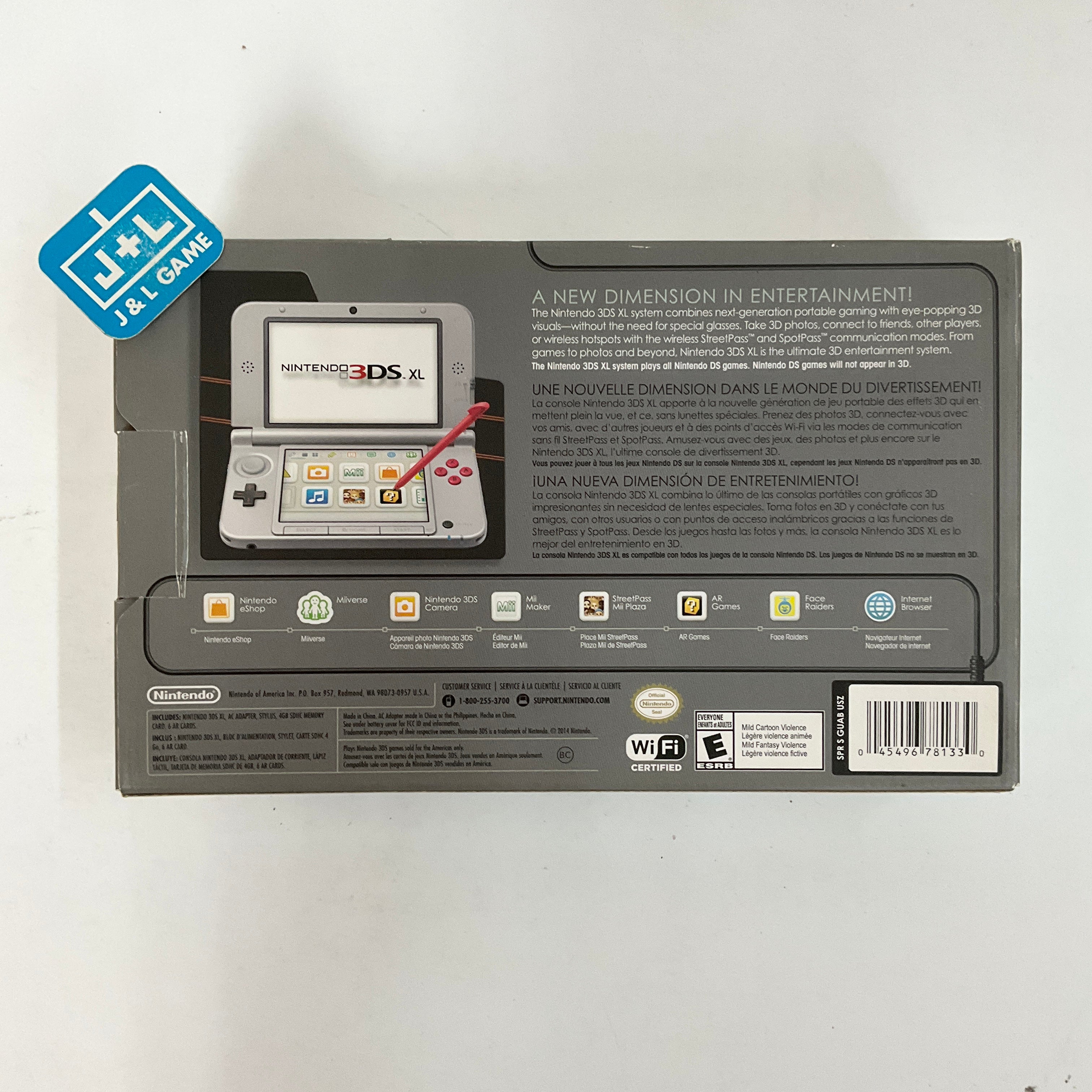 Nintendo 3DS XL Console (Retro NES) - Nintendo 3DS [Pre-Owned] Consoles Nintendo   