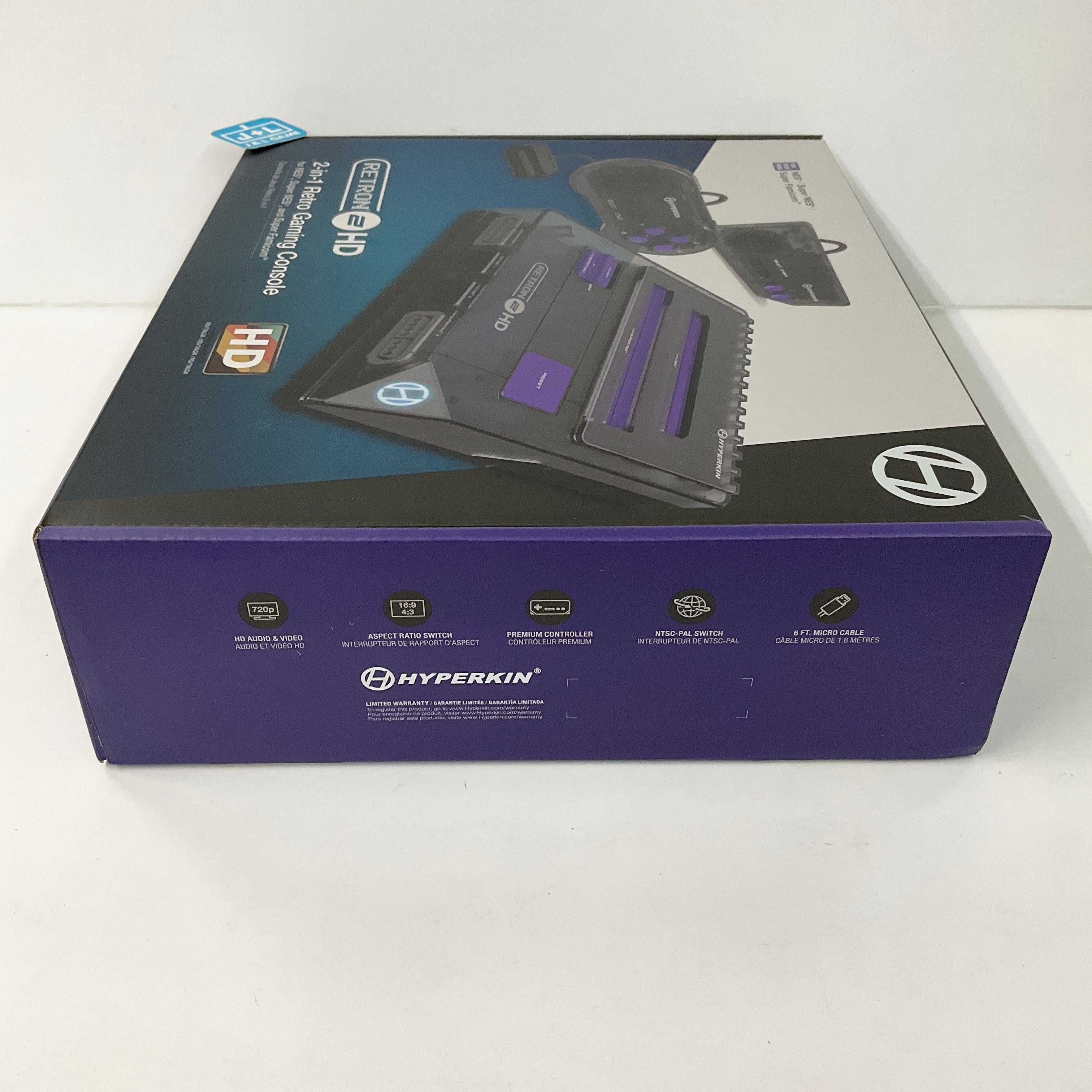 Hyperkin RetroN 2 HD Gaming Console (Space Black) - (SNES) Super Ninte ...