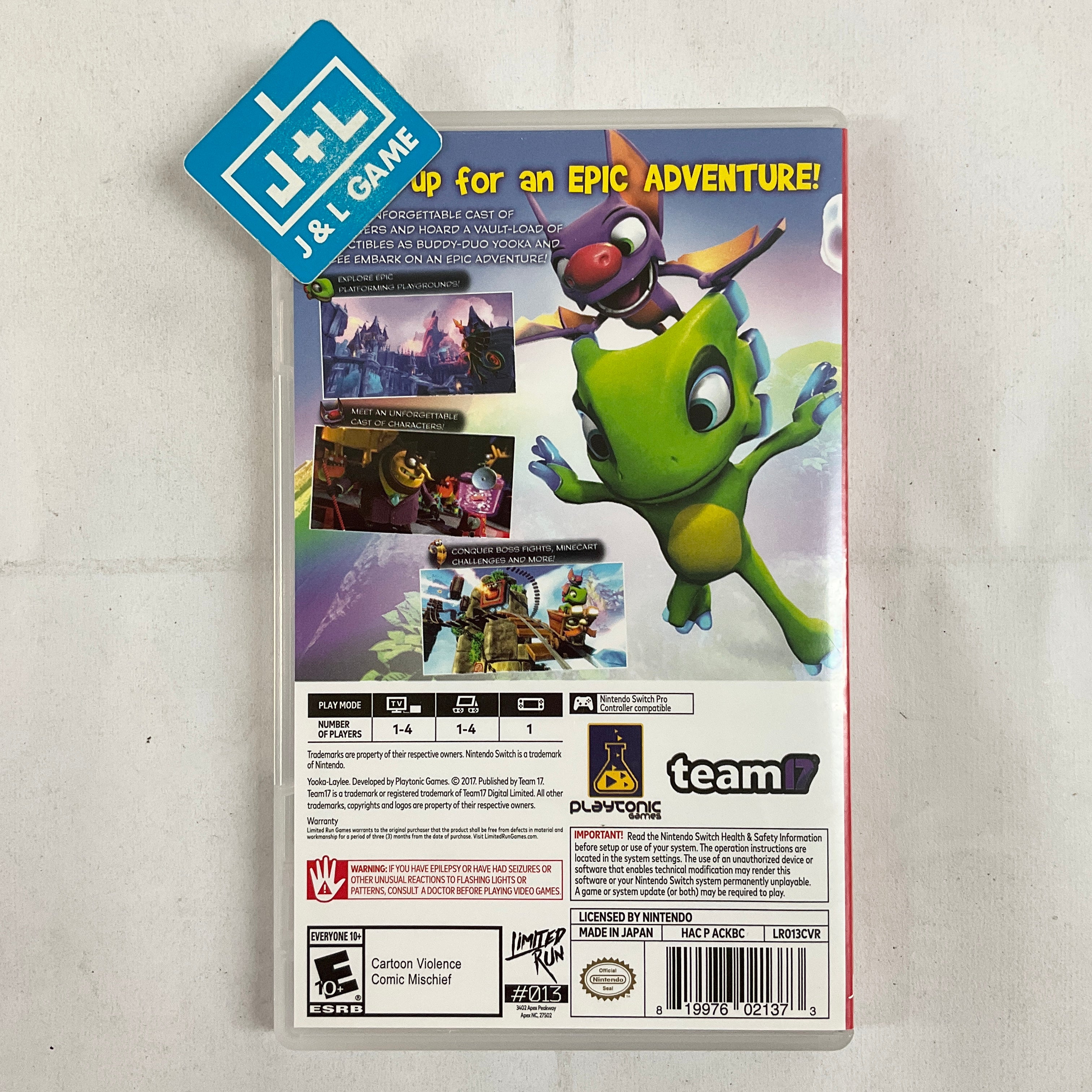 Yooka-Laylee (Limited Run #013) - (NSW) Nintendo Switch [Pre