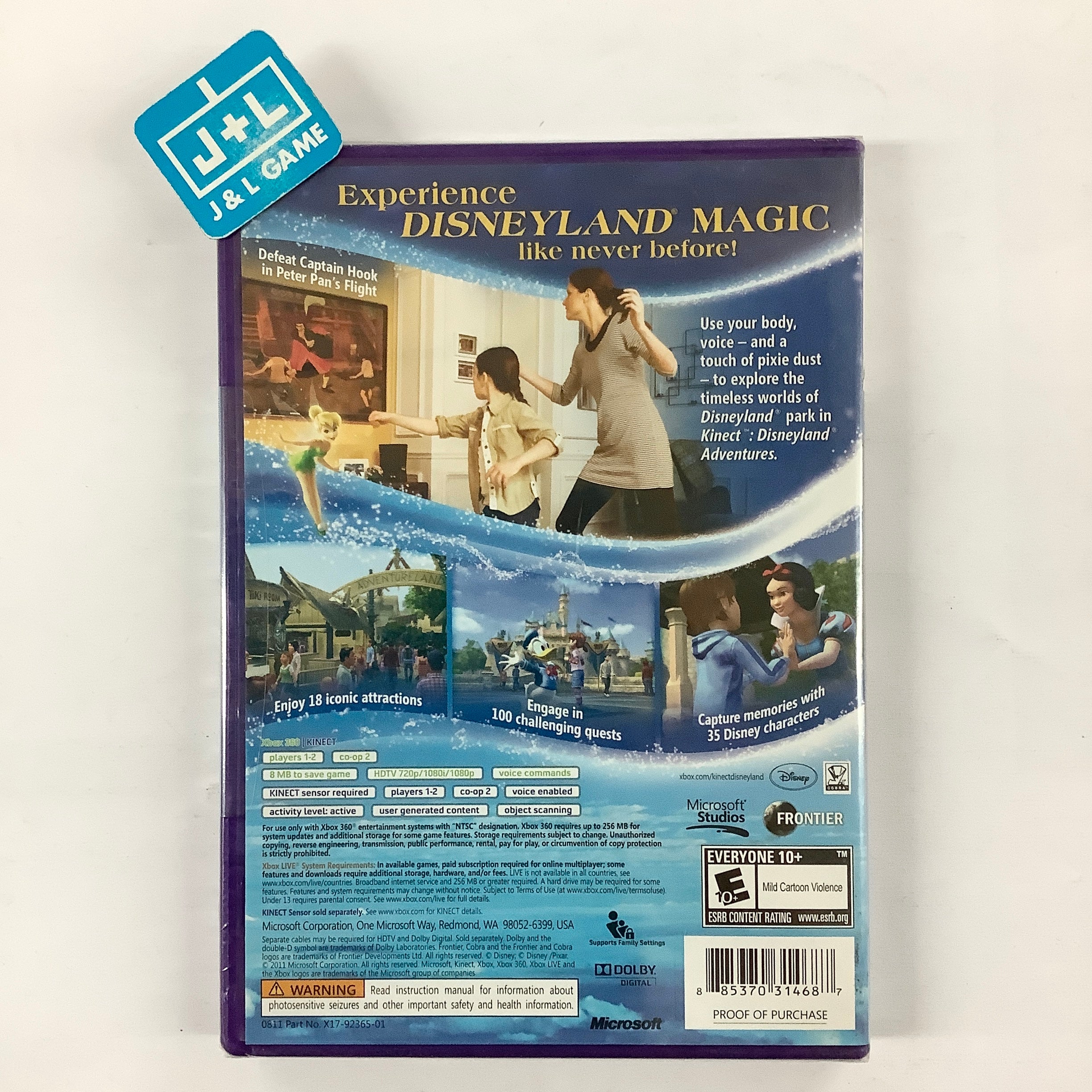 Kinect: Disneyland Adventures (Kinect Required) - Xbox 360 | J&L Game