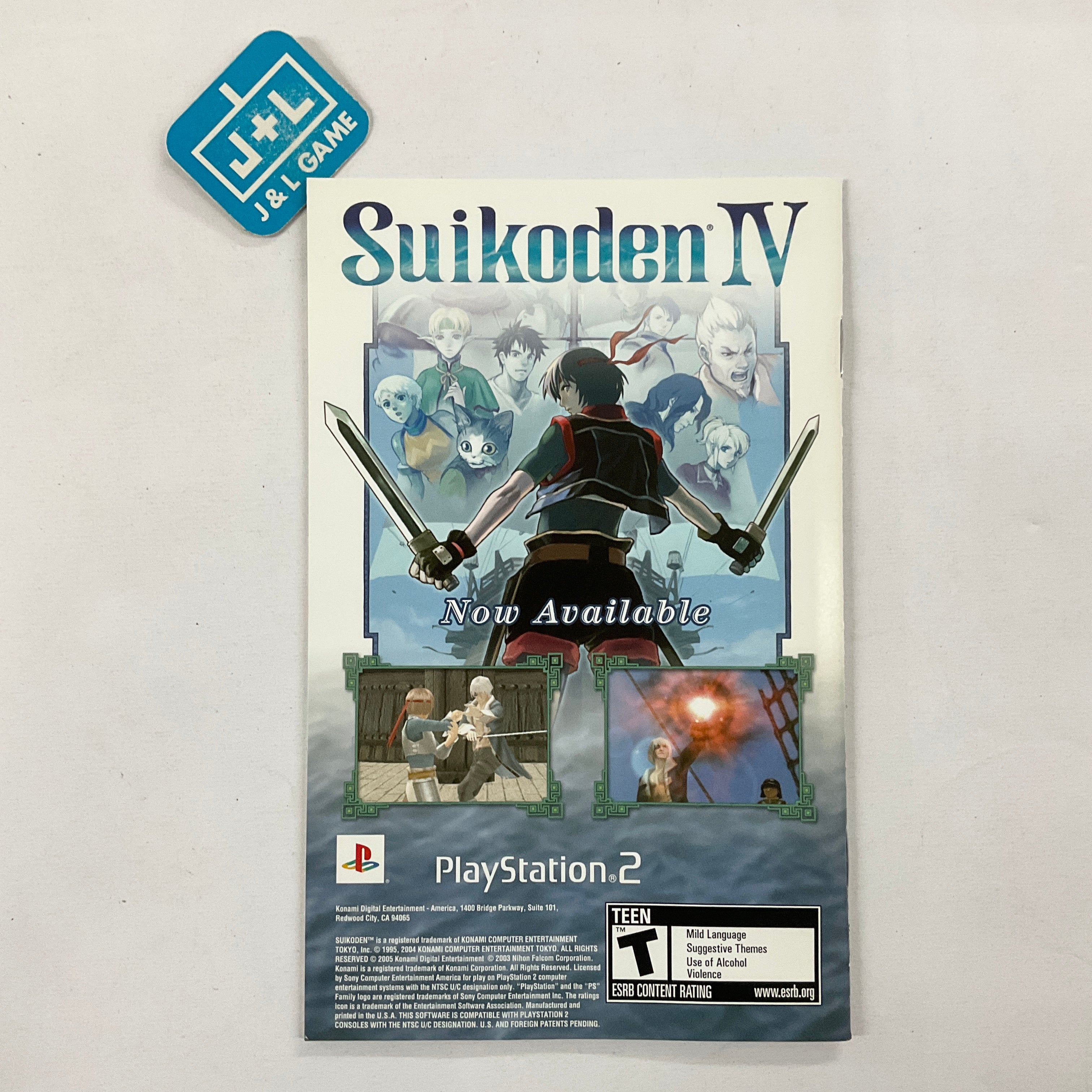 Ys: The Ark of Napishtim - (PS2) PlayStation 2 [Pre-Owned] Video Games Konami   