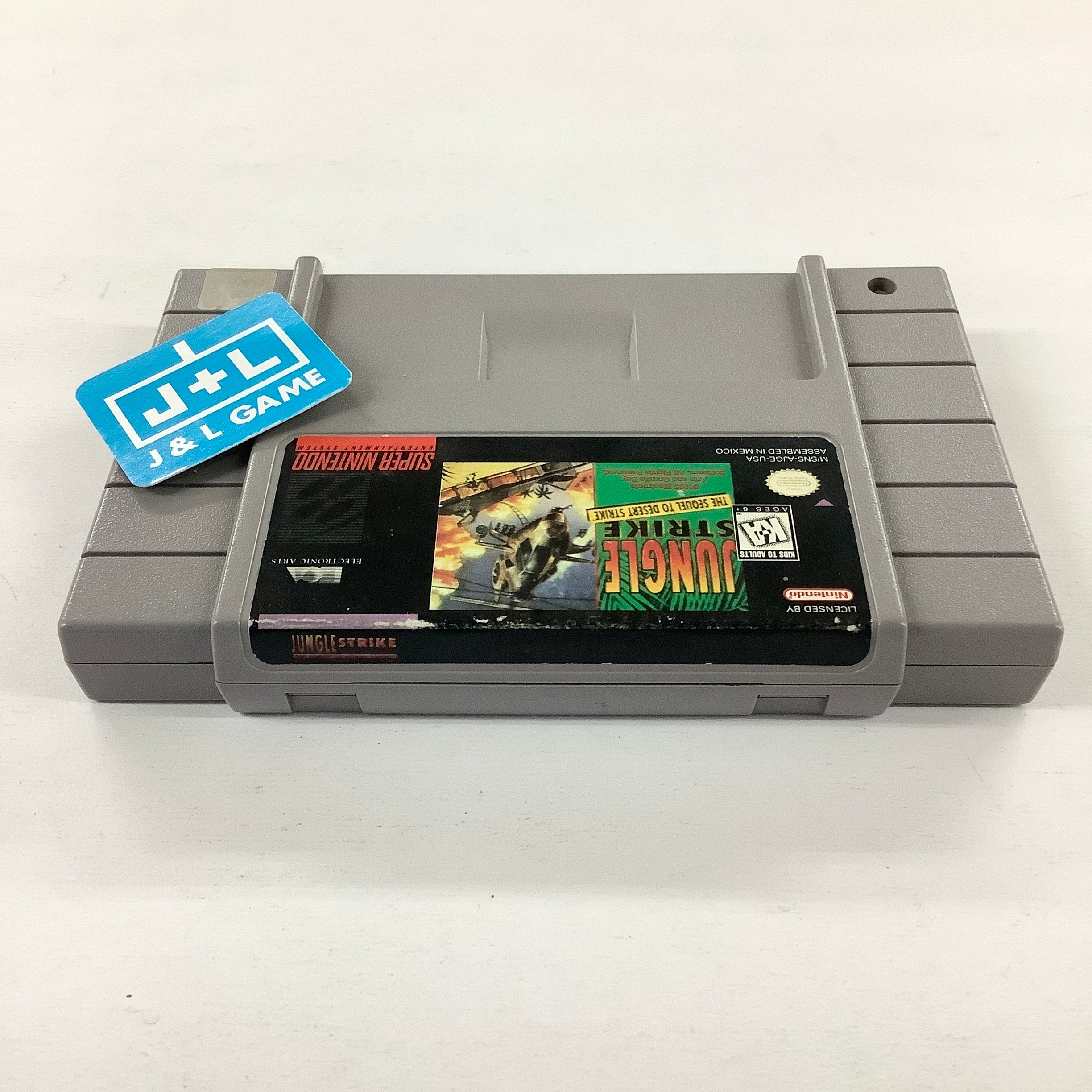 Jungle Strike - (SNES) Super Nintendo [Pre-Owned] Video Games Electronic Arts   