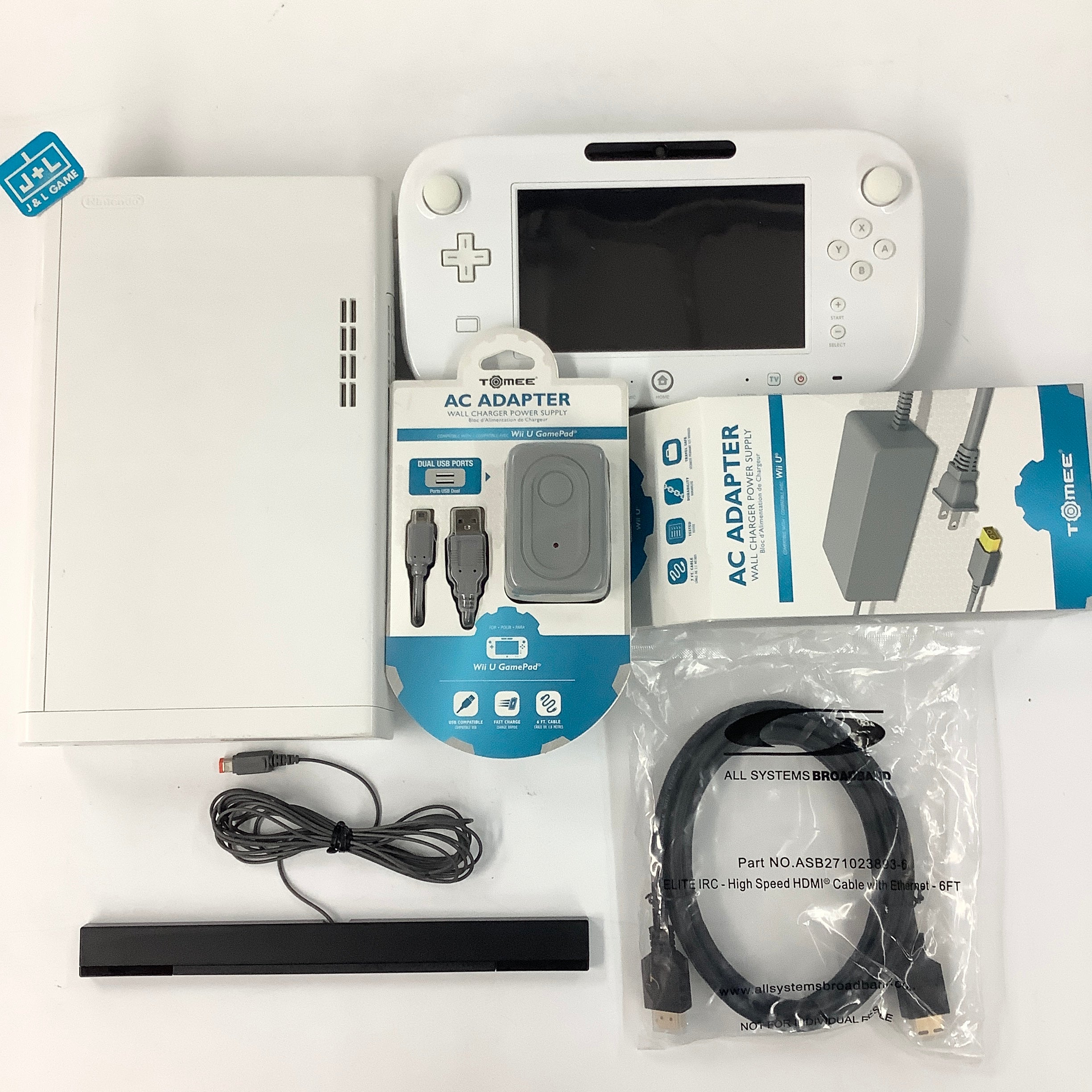 Nintendo Wii U Console 8GB (White) - Nintendo Wii U [Pre-Owned] Consoles Nintendo   