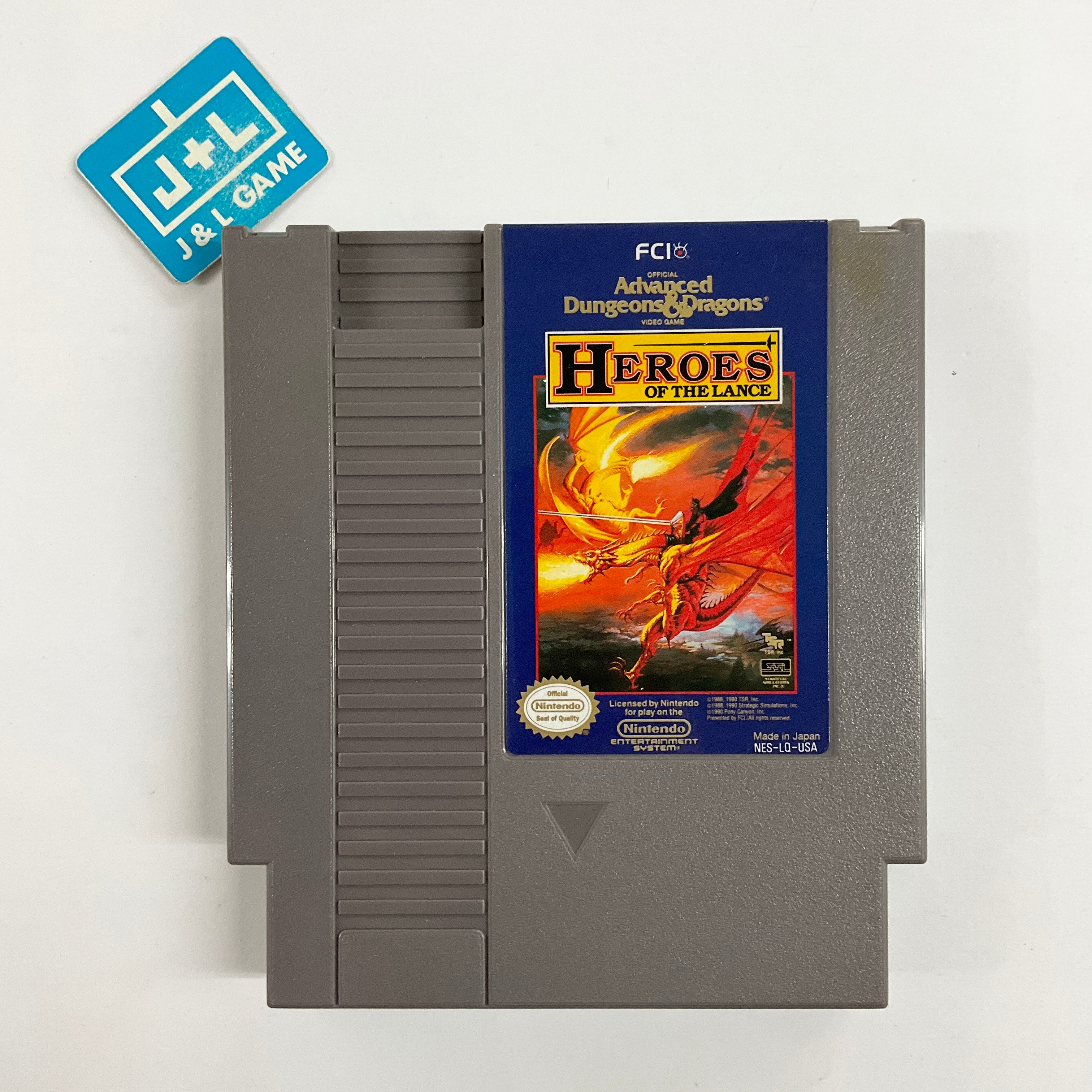 Advanced Dungeons & Dragons: Heroes of the Lance - (NES) Nintendo Entertainment System  [Pre-Owned] Video Games FCI, Inc.   