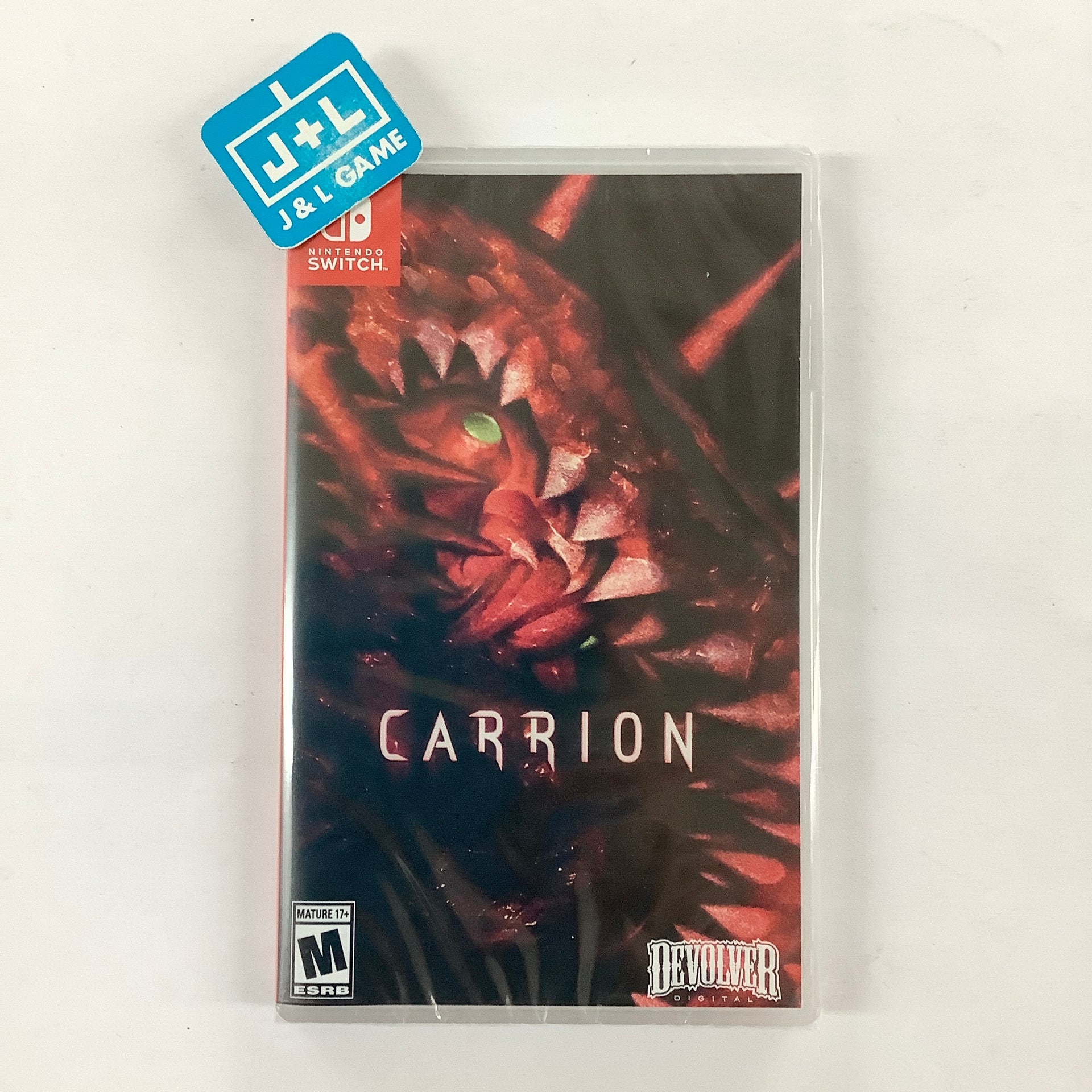 Devolver Switch Carrion Limited Edition SEALED Carrion Game For