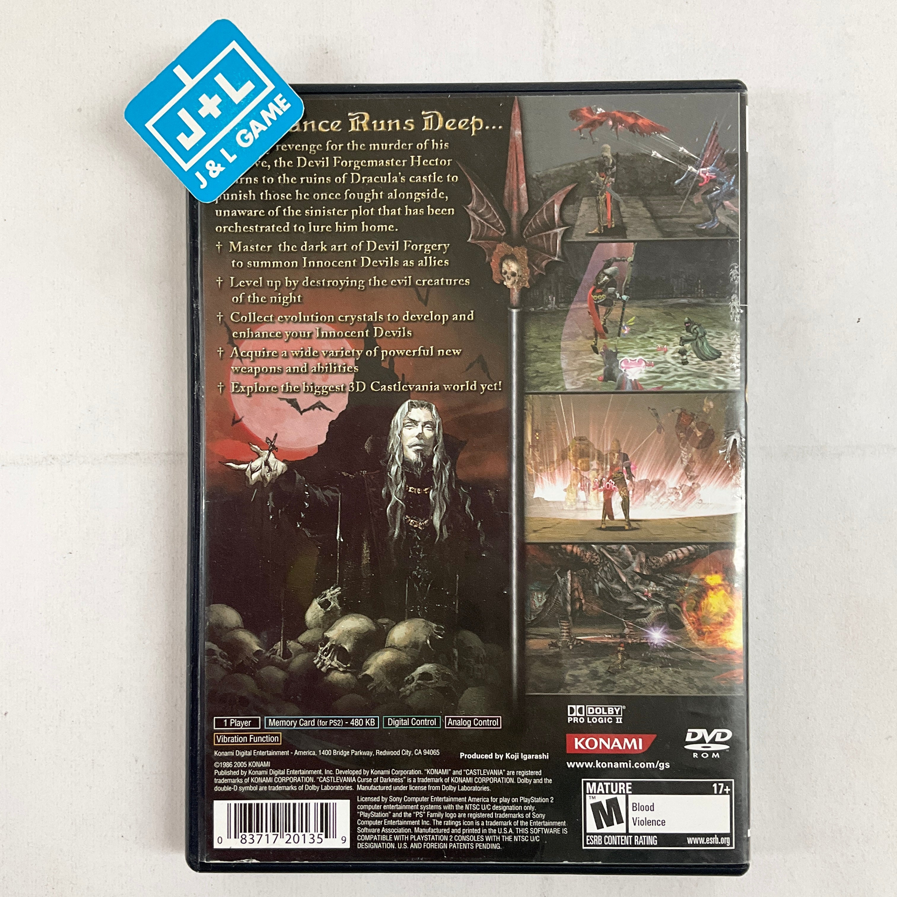 Castlevania: Curse of Darkness - (PS2) PlayStation 2 [Pre-Owned] Video Games Konami   