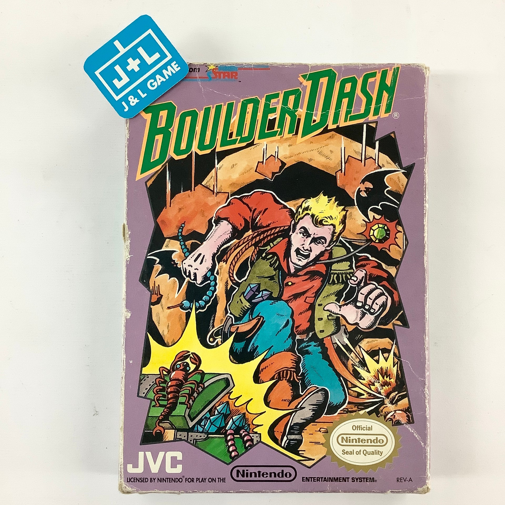 Boulder Dash 2 Sur Atari 400/800 - Complet Et En Très Bon état