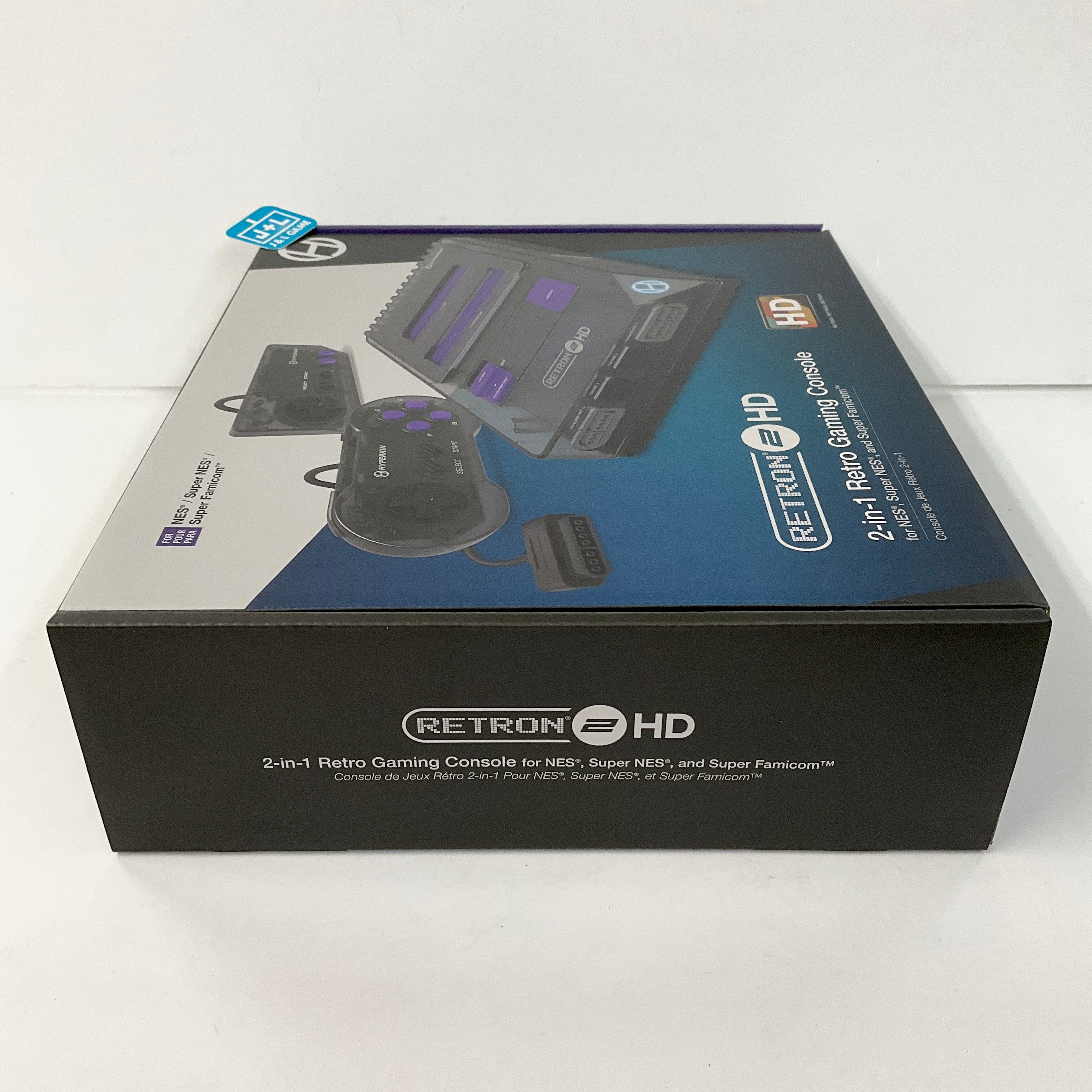 Hyperkin RetroN 2 HD Gaming Console (Space Black) - (SNES) Super Ninte ...