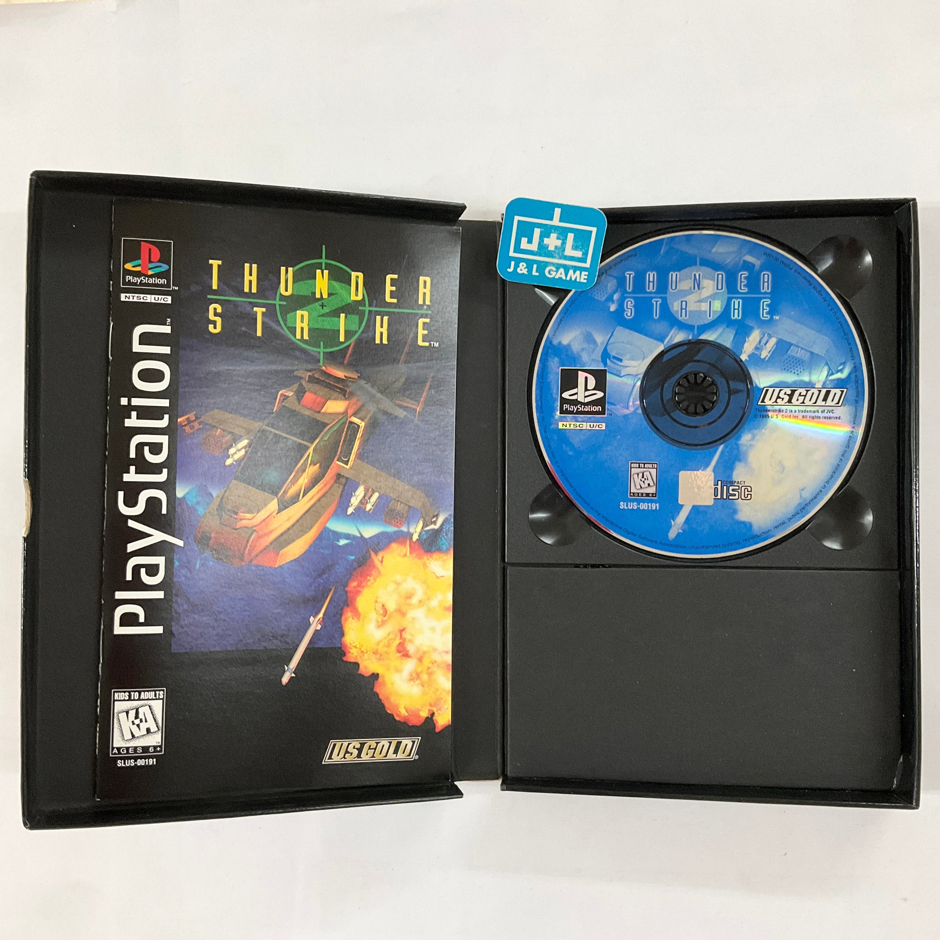 ThunderStrike 2 (Long Box) - (PS1) PlayStation 1 [Pre-Owned] Video Games Eidos Interactive   