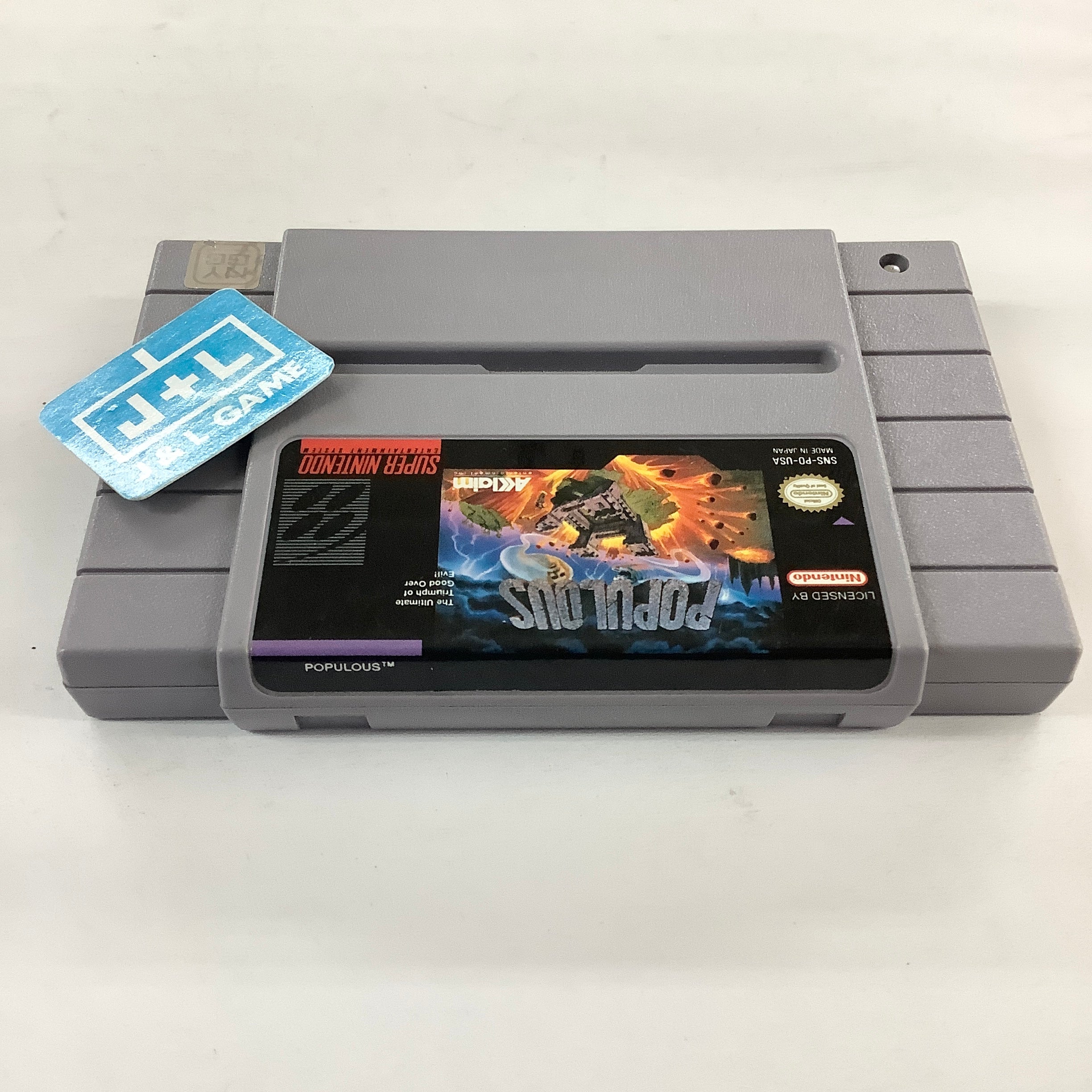 Populous - (SNES) Super Nintendo [Pre-Owned] Video Games Acclaim   