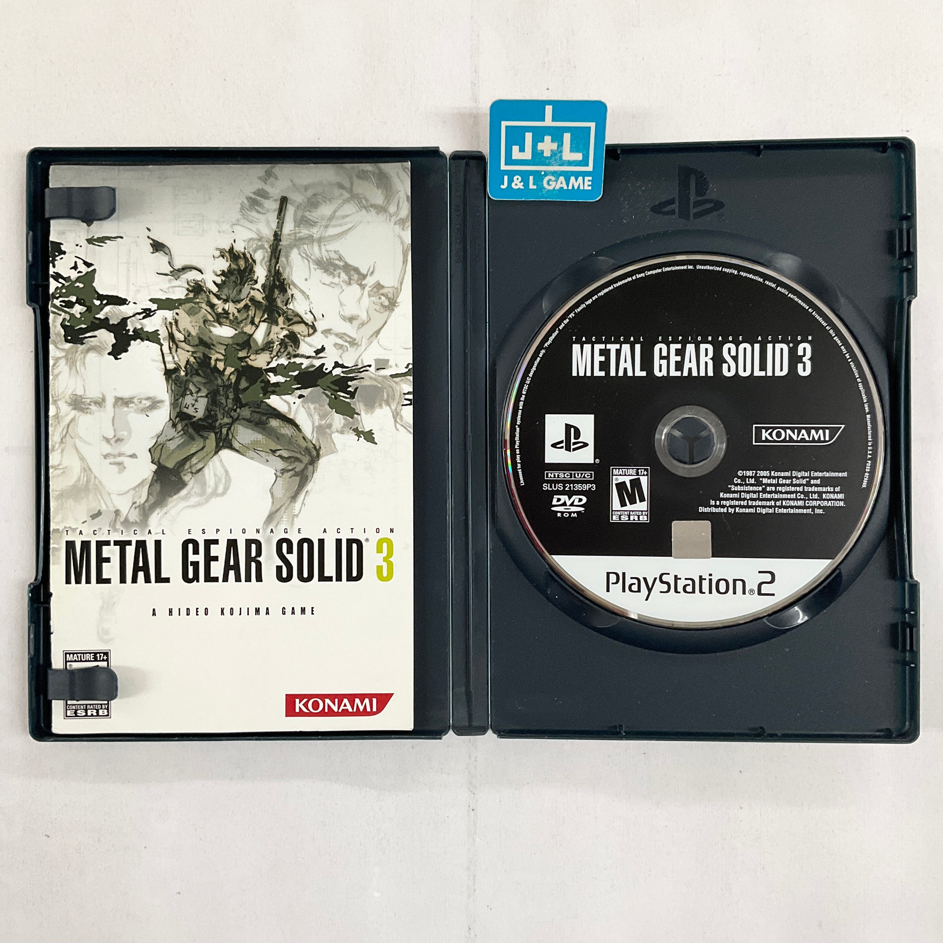 metal gear solid 3 playstation 2 Metal Gear Solid 3: Subsistence (Essential Collection) - (PS2) PlaySta