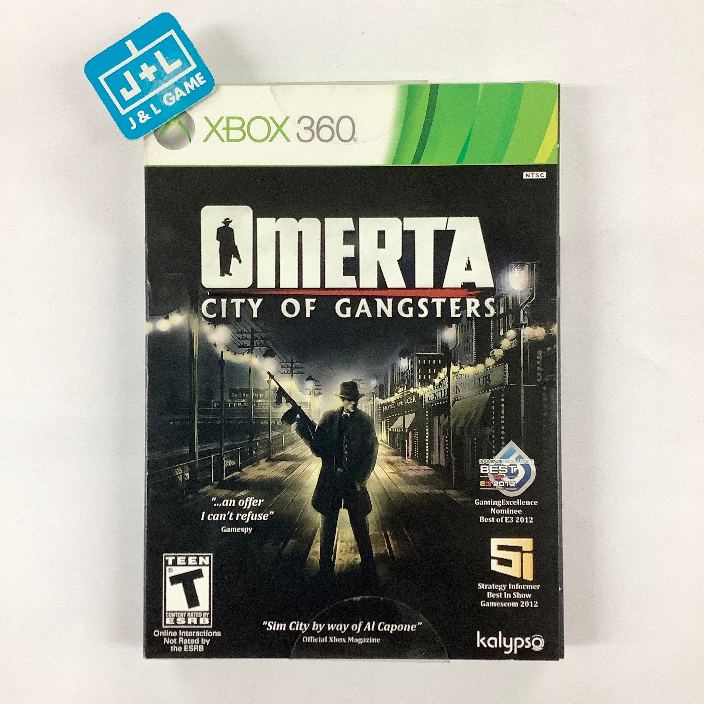 Omerta: City of Gangsters - Xbox 360 Video Games Kalypso   