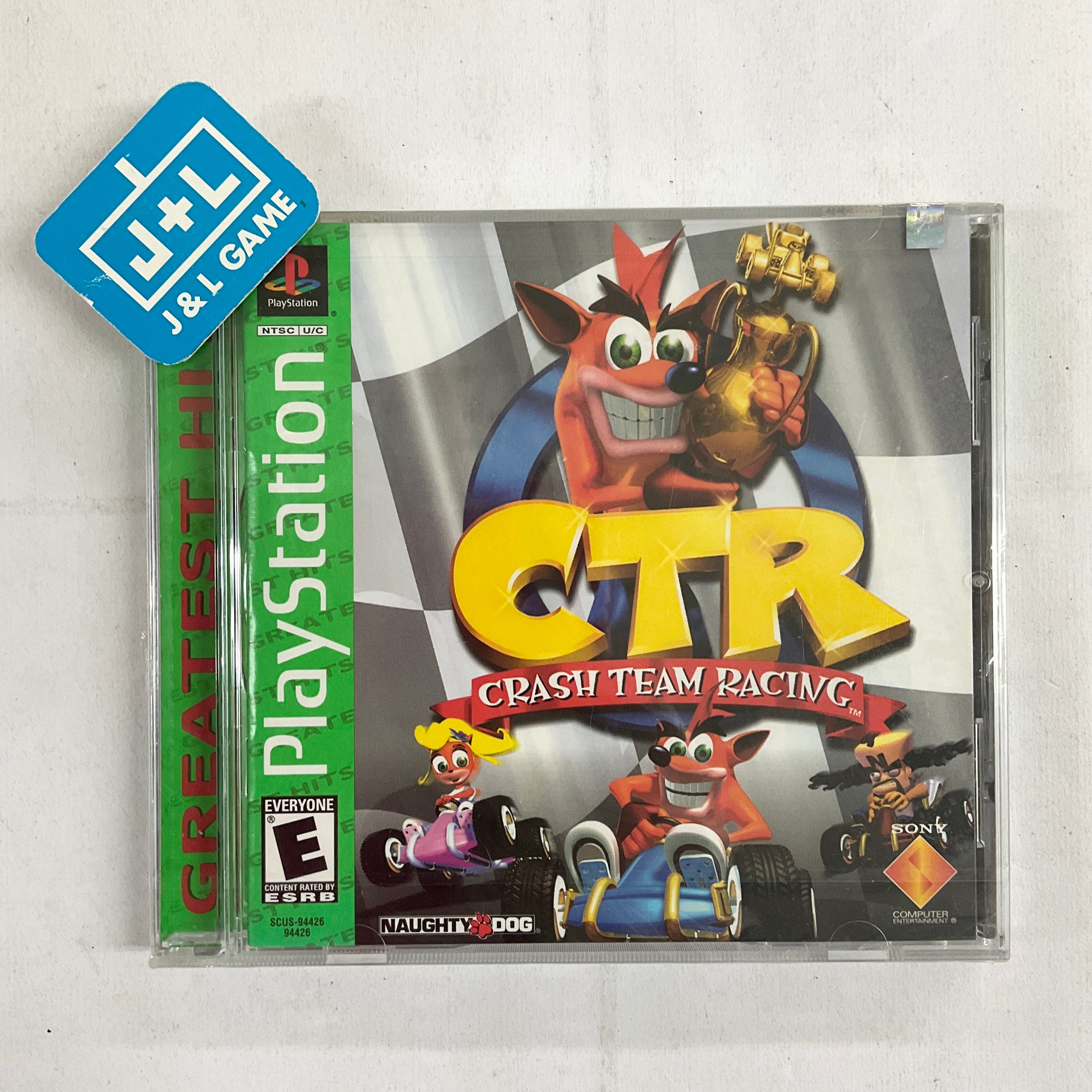 CTR Crash Team Racing (Greatest Hits) - (PS1) PlayStation 1 Video Games SCEA   
