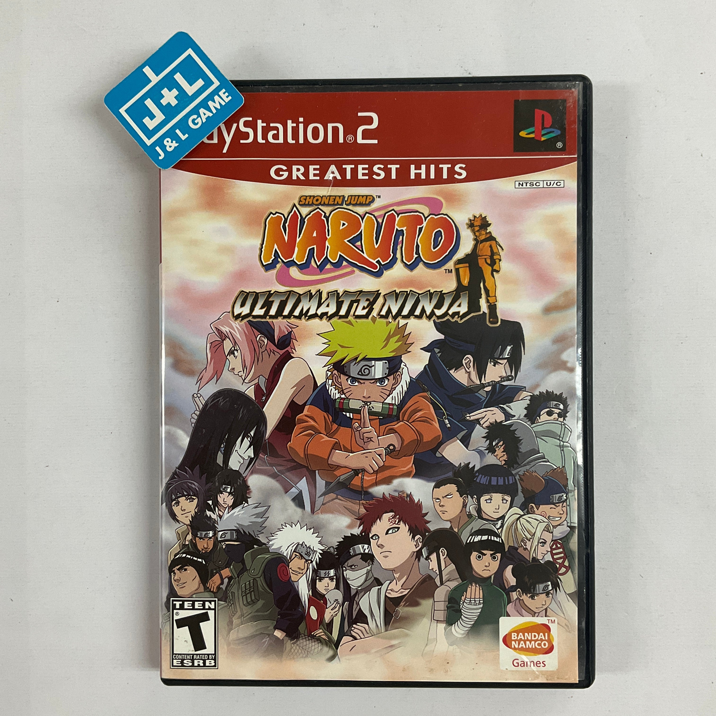 Naruto: Ultimate Ninja (Greatest Hits) - (PS2) PlayStation 2 [Pre-Owned] Video Games Bandai   