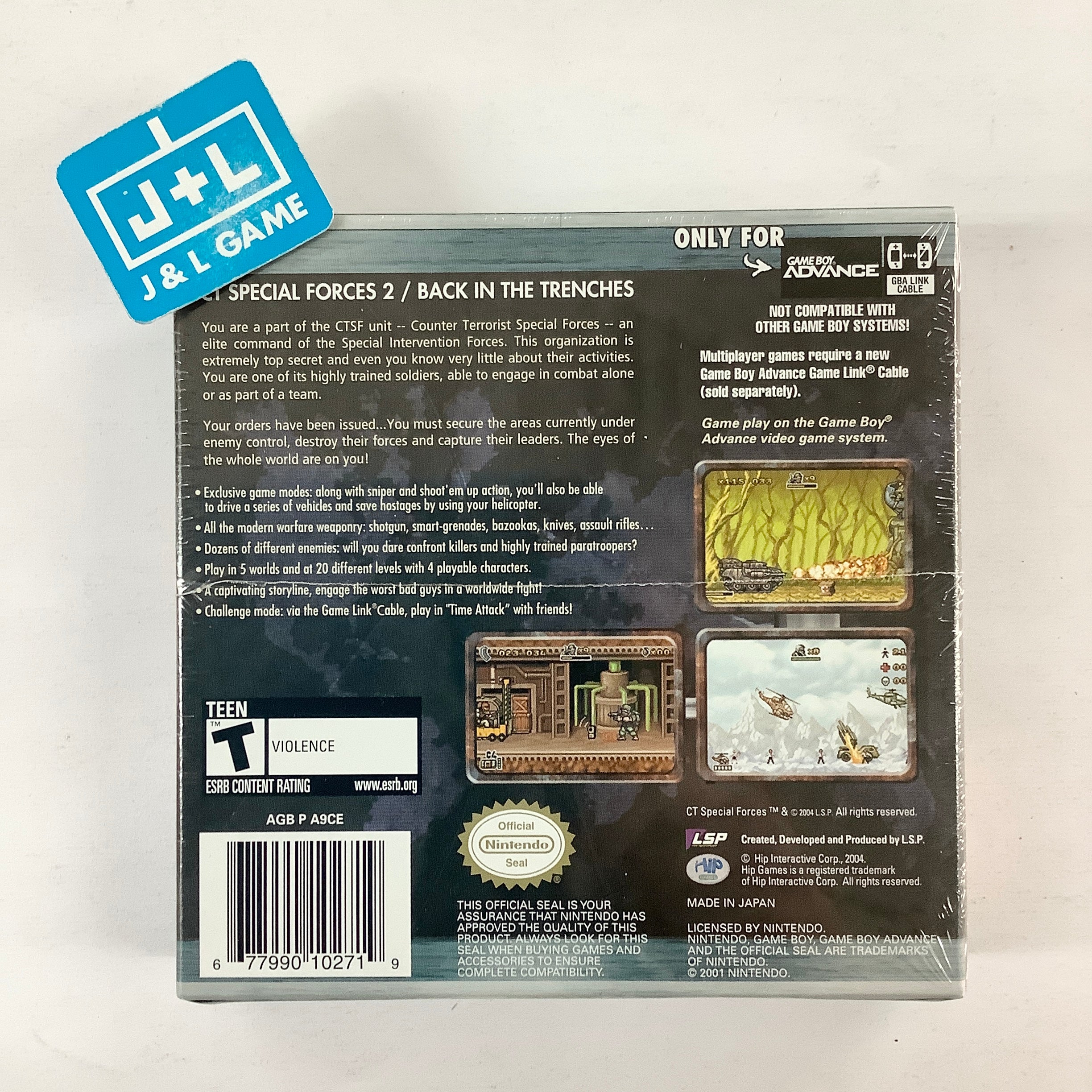 CT Special Forces 2: Back in the Trenches - (GBA) Game Boy Advance Video Games Hip Games   