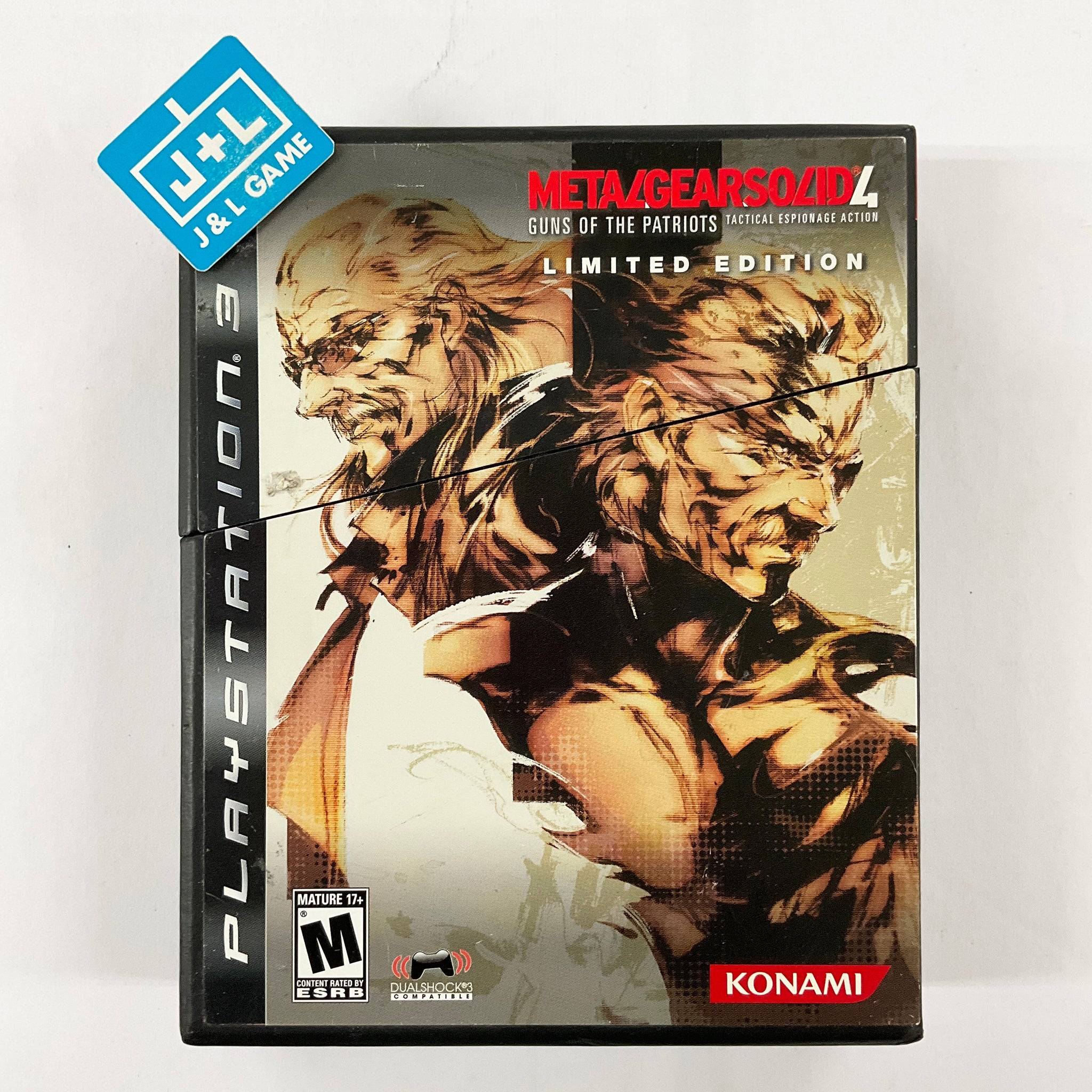 Metal Gear Solid 4: Guns of the Patriots (Limited Edition) - (PS3) PlayStation 3 [Pre-Owned] Video Games Konami   