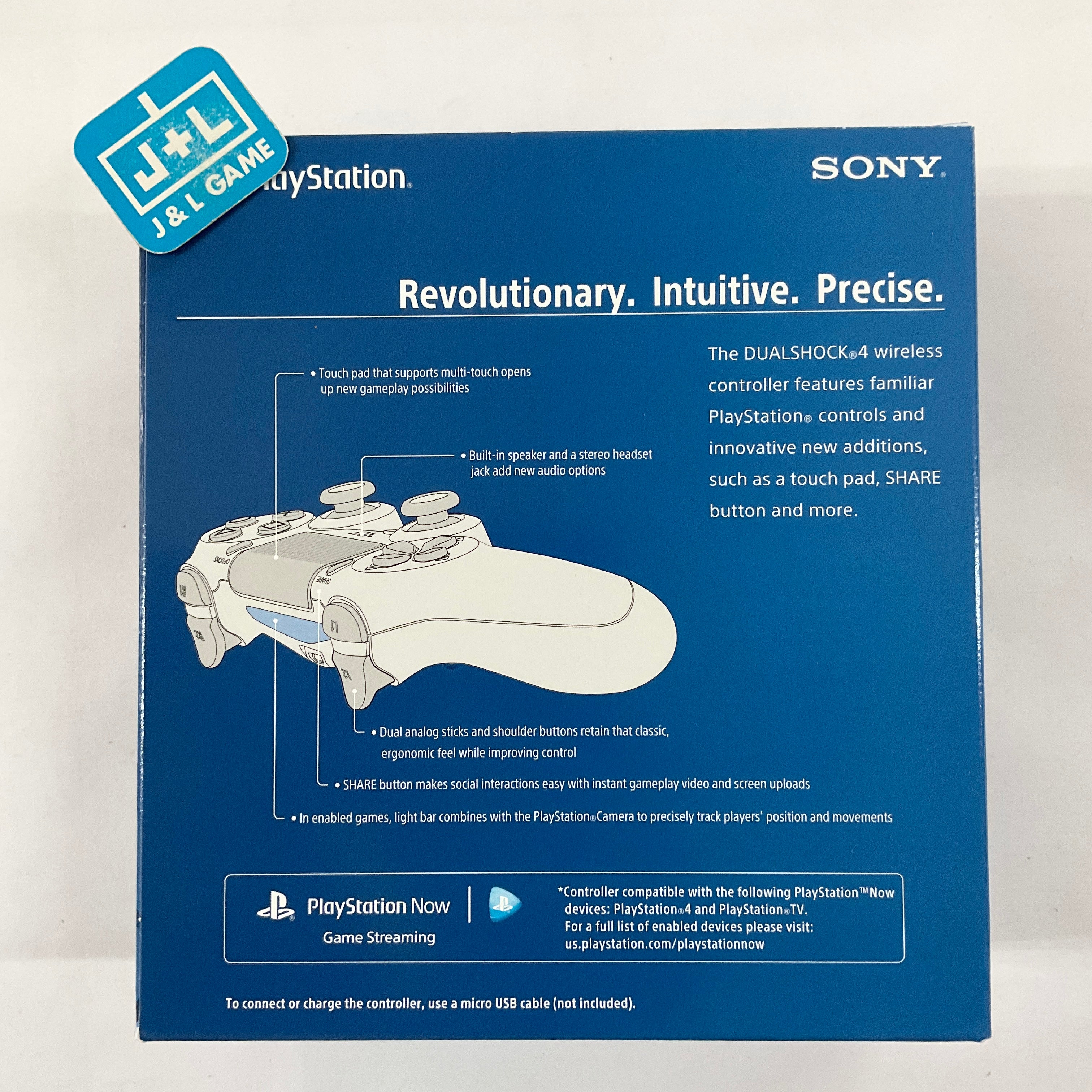 SONY Dualshock 4 Wireless Controller (Wave Blue) - (PS4) PlayStation 4 Accessories Sony