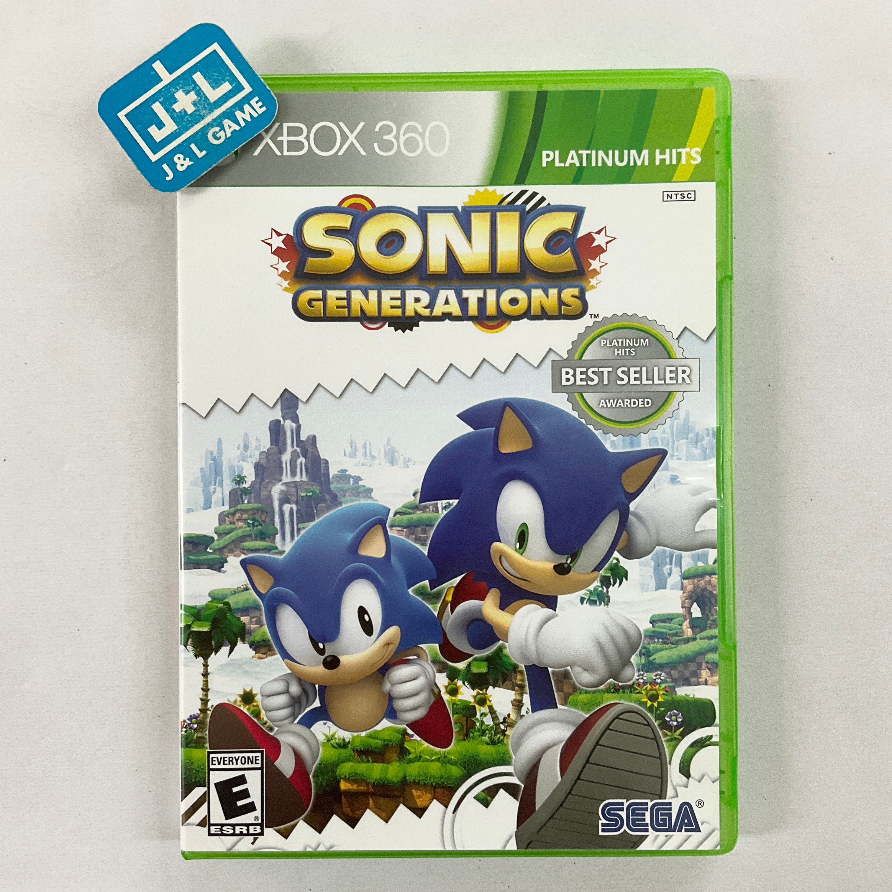 Sonic Generations (Platinum Hits) - Xbox 360 [Pre-Owned] Video Games SEGA   
