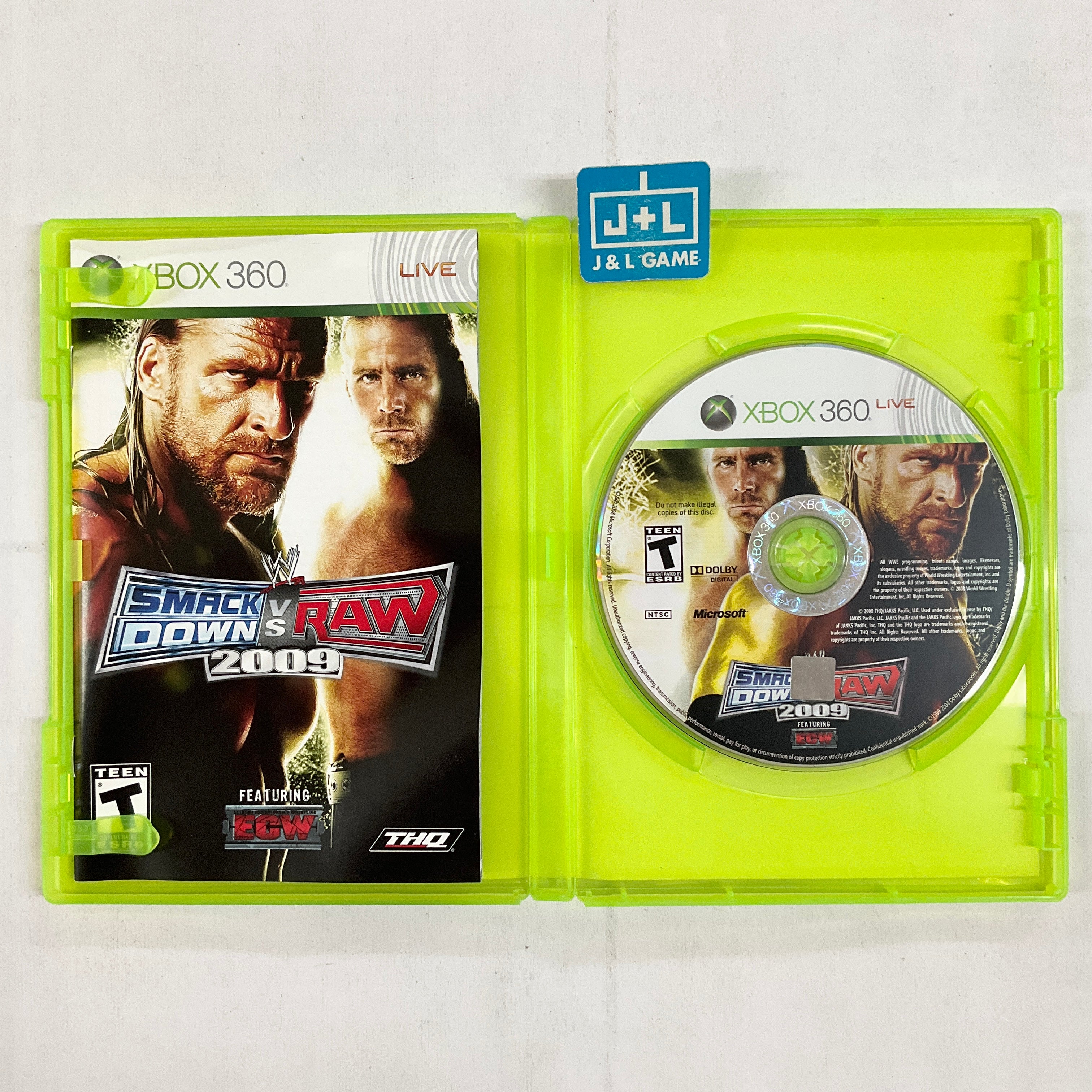 WWE SmackDown vs. Raw 2009 - Xbox 360 [Pre-Owned] Video Games THQ   