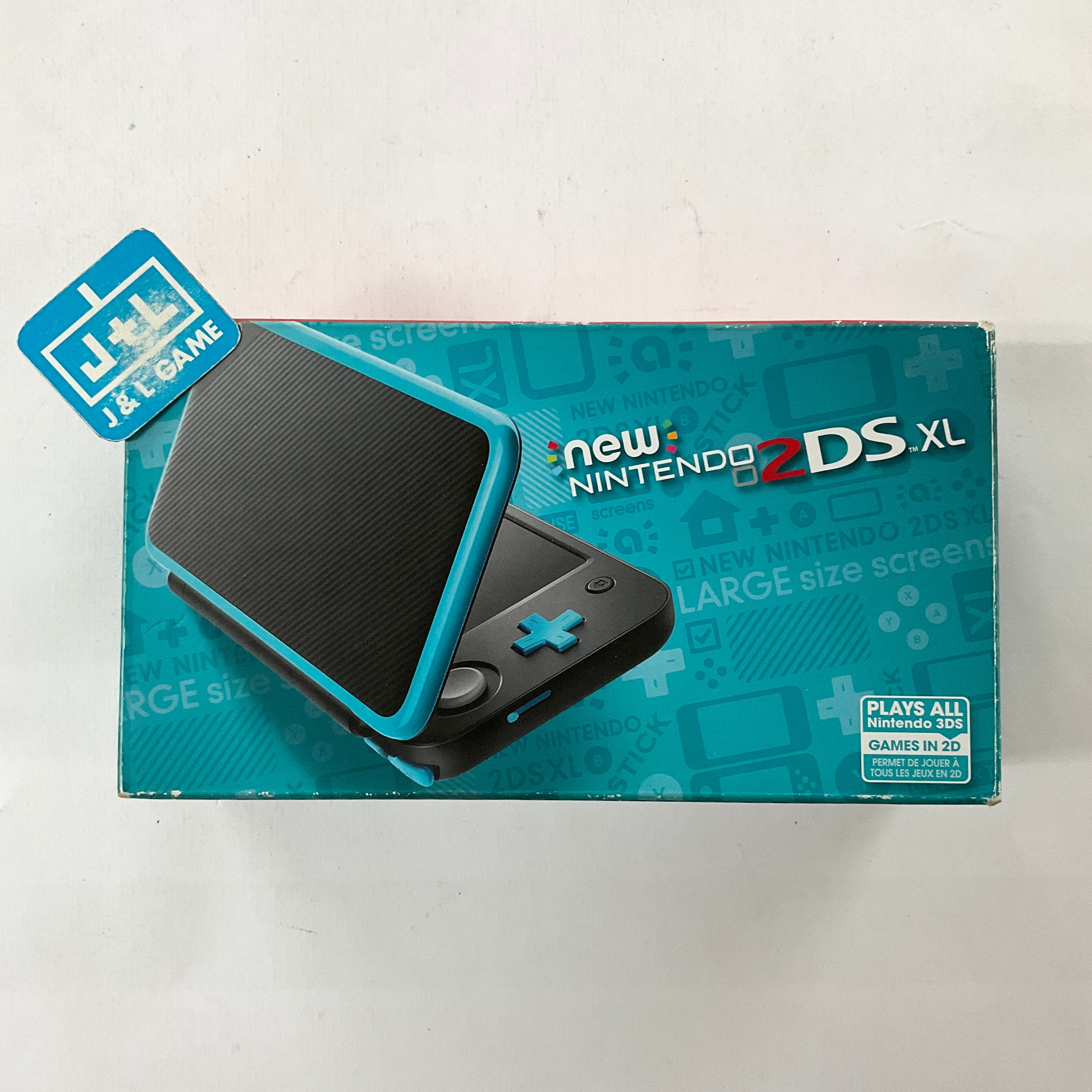 New Nintendo 2DS XL Console (Black + Turquoise) - Nintendo 3DS [Pre-Owned] Consoles Nintendo   