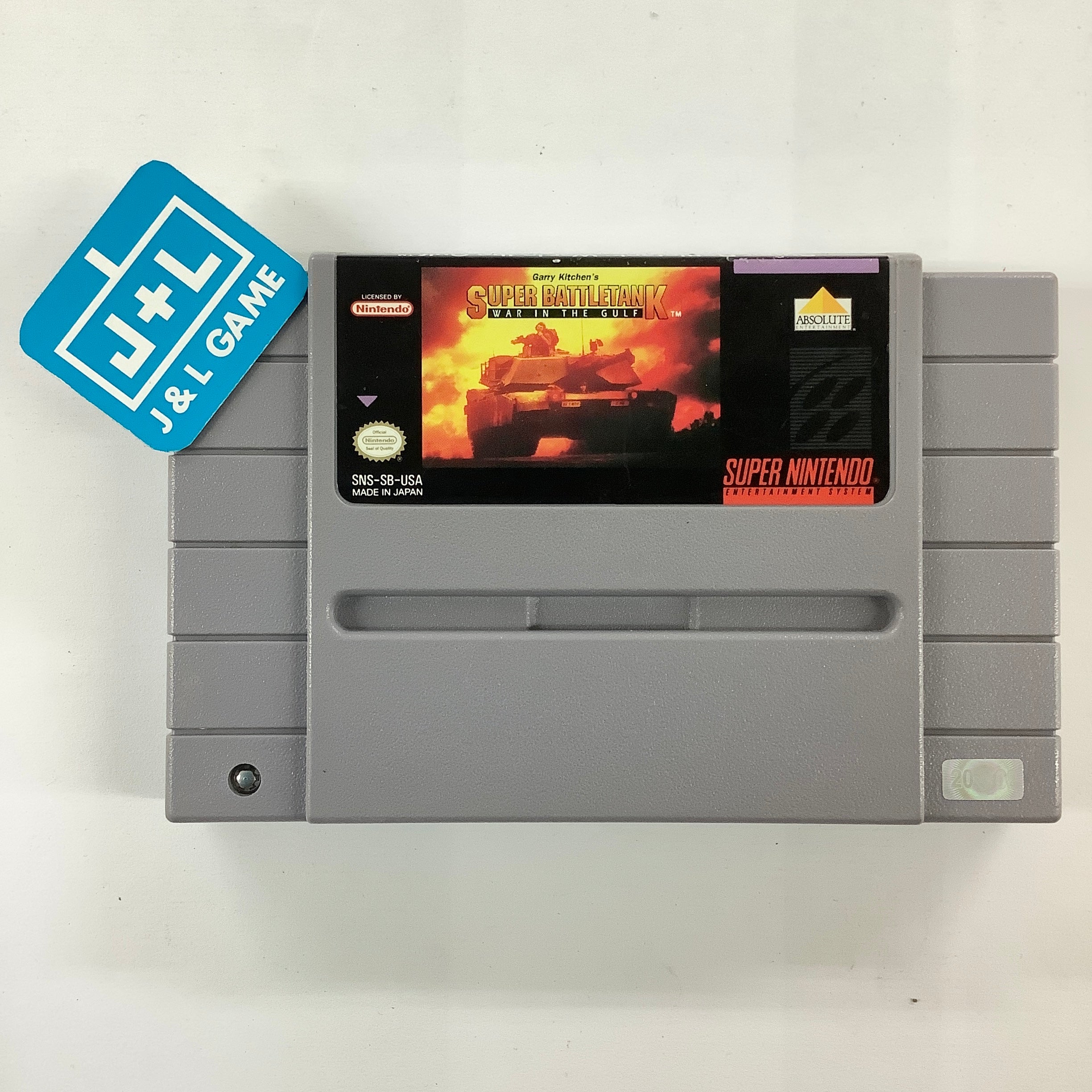 Garry Kitchen's Super Battletank: War in the Gulf - (SNES) Super Nintendo [Pre-Owned] Video Games Absolute Entertainment   