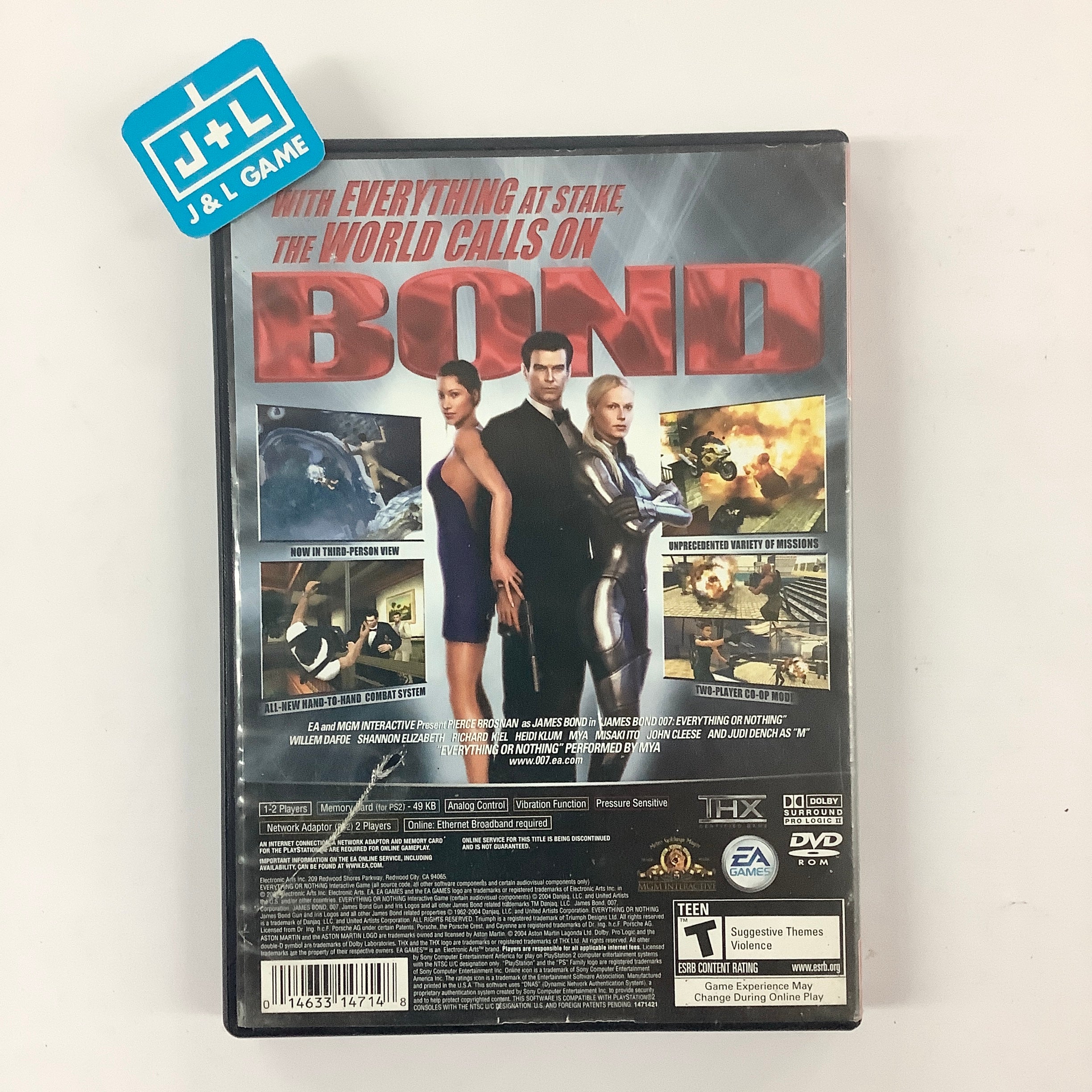 James Bond 007: Everything or Nothing (Greatest Hits) - (PS2) PlayStation 2 [Pre-Owned] Video Games EA Games   