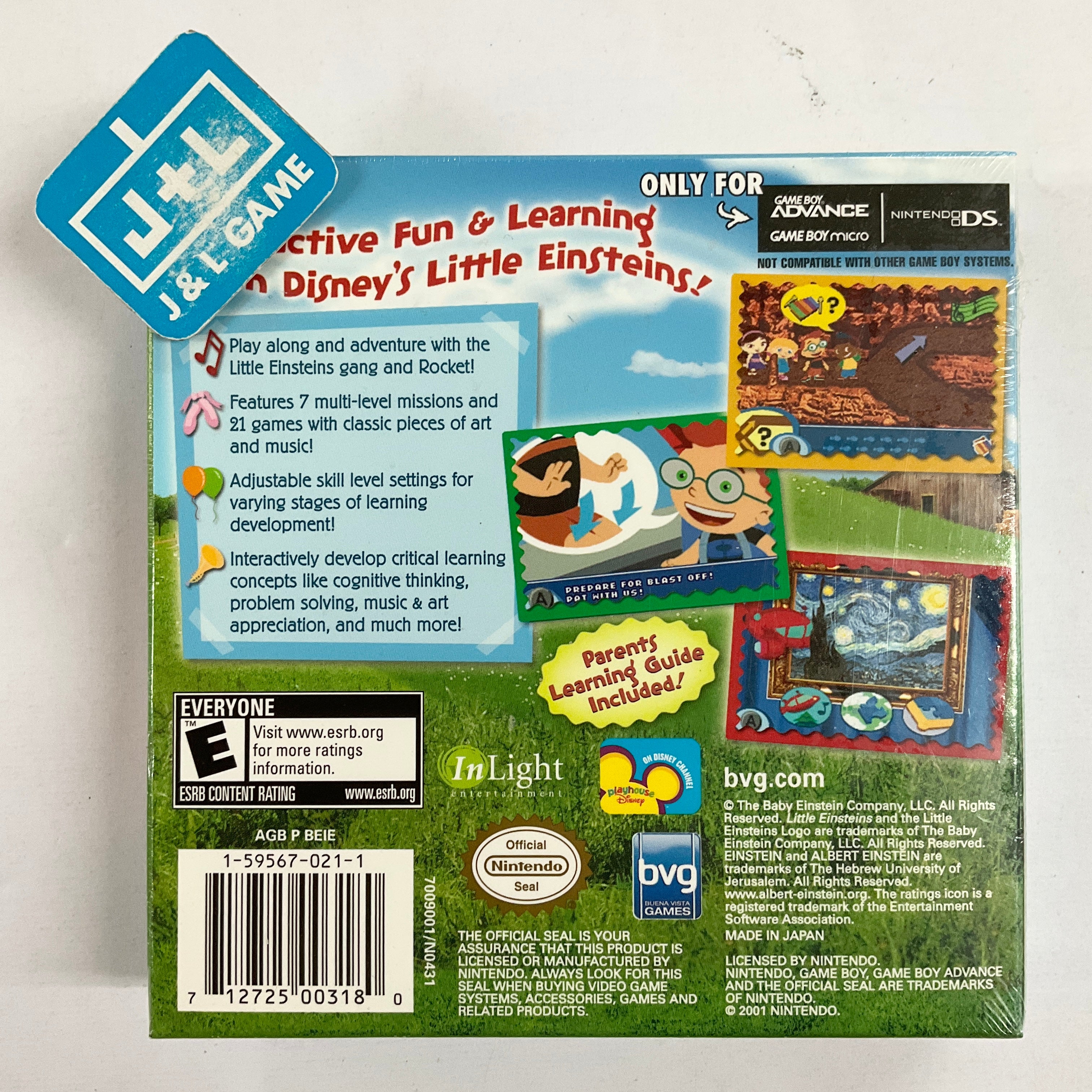 Disney's Little Einsteins - (GBA) Game Boy Advance Video Games Buena Vista Games   