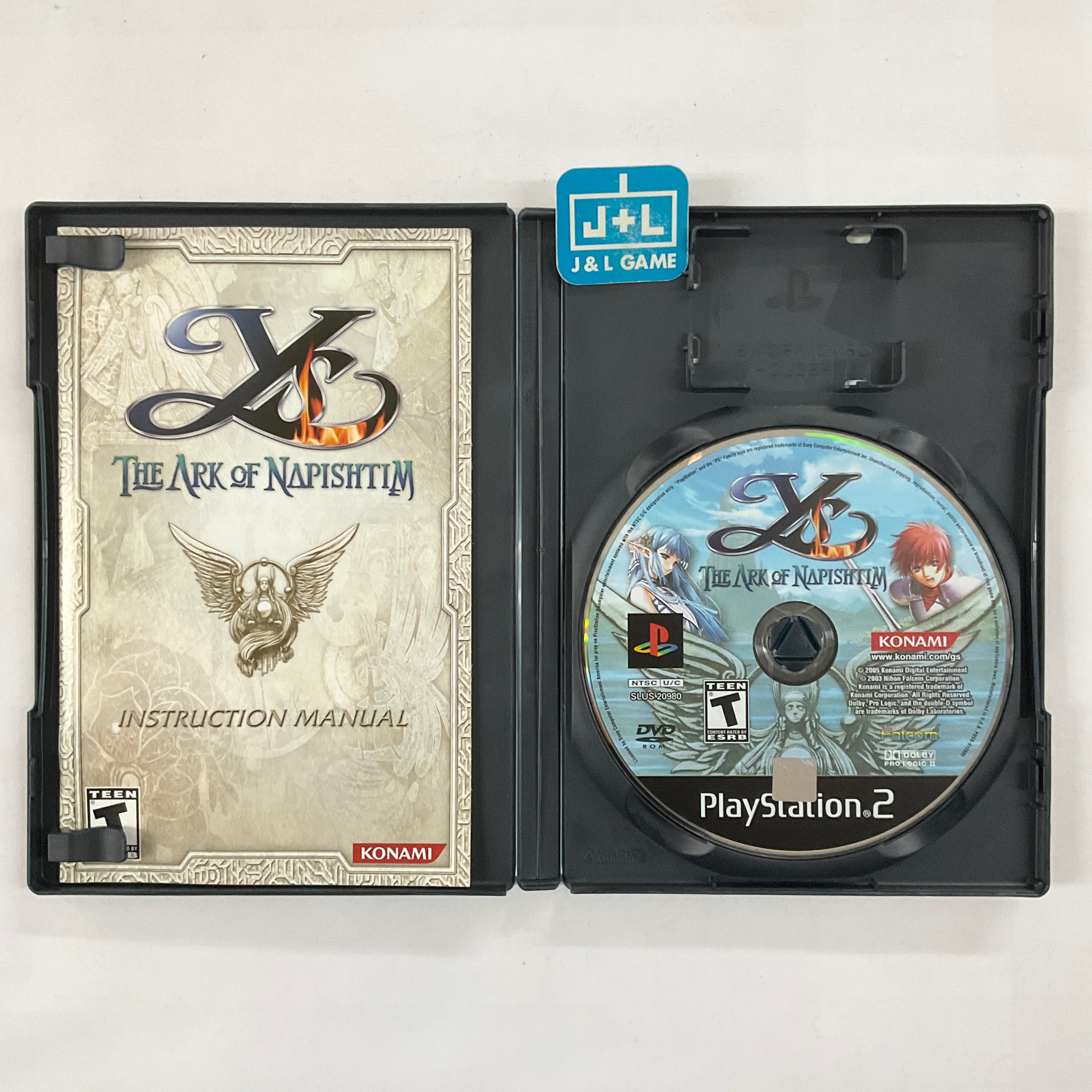 Ys: The Ark of Napishtim - (PS2) PlayStation 2 [Pre-Owned] Video Games Konami   