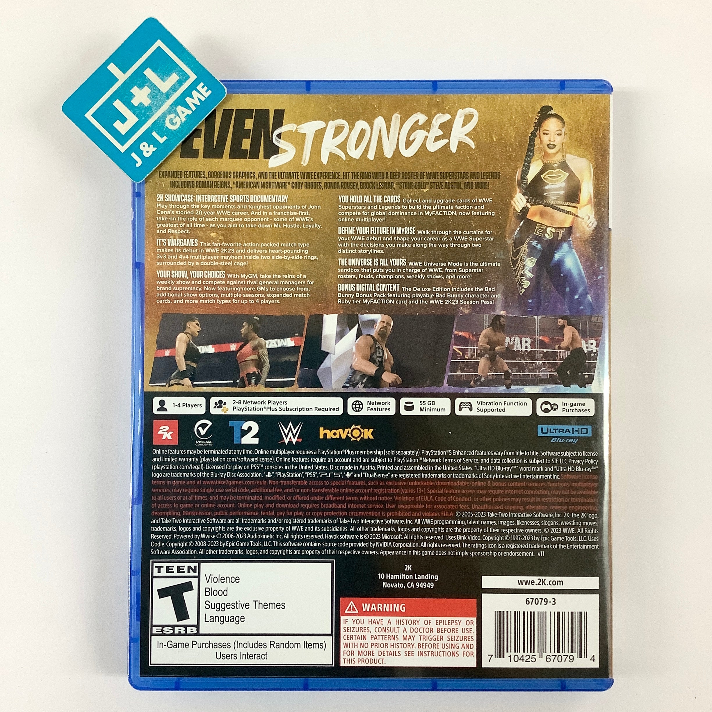WWE 2K23 Deluxe Edition - (PS5) PlayStation 5 [Pre-Owned] Video Games 2K   