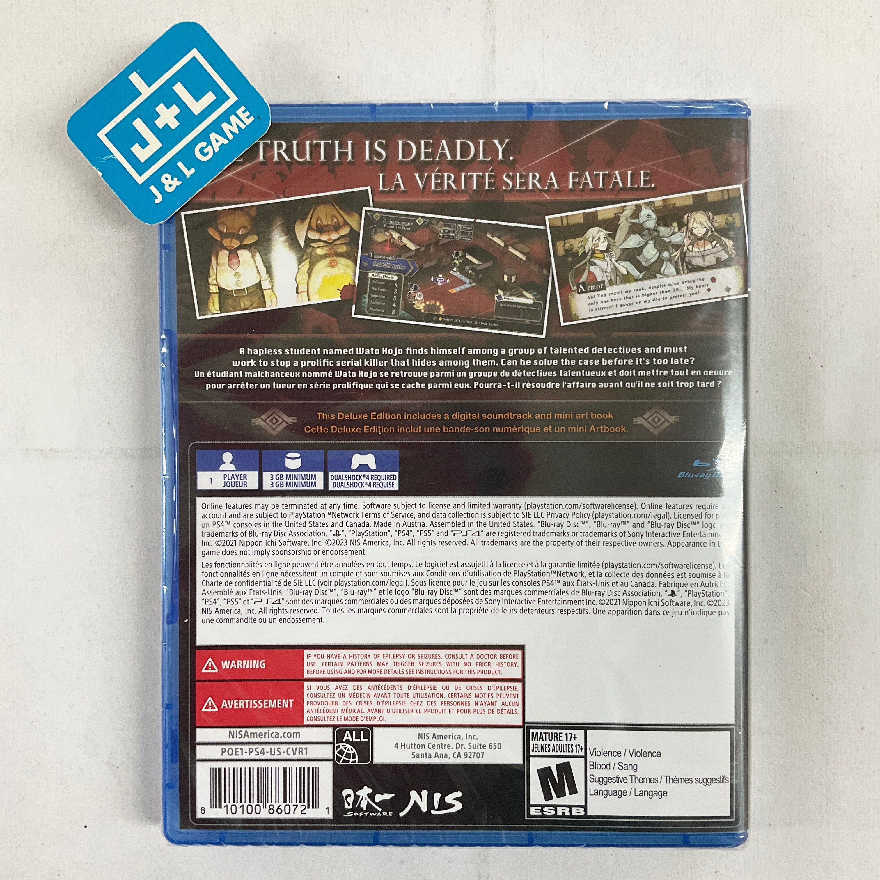 Process of Elimination (Deluxe Edition) - (PS4) PlayStation 4 Video Games NIS America