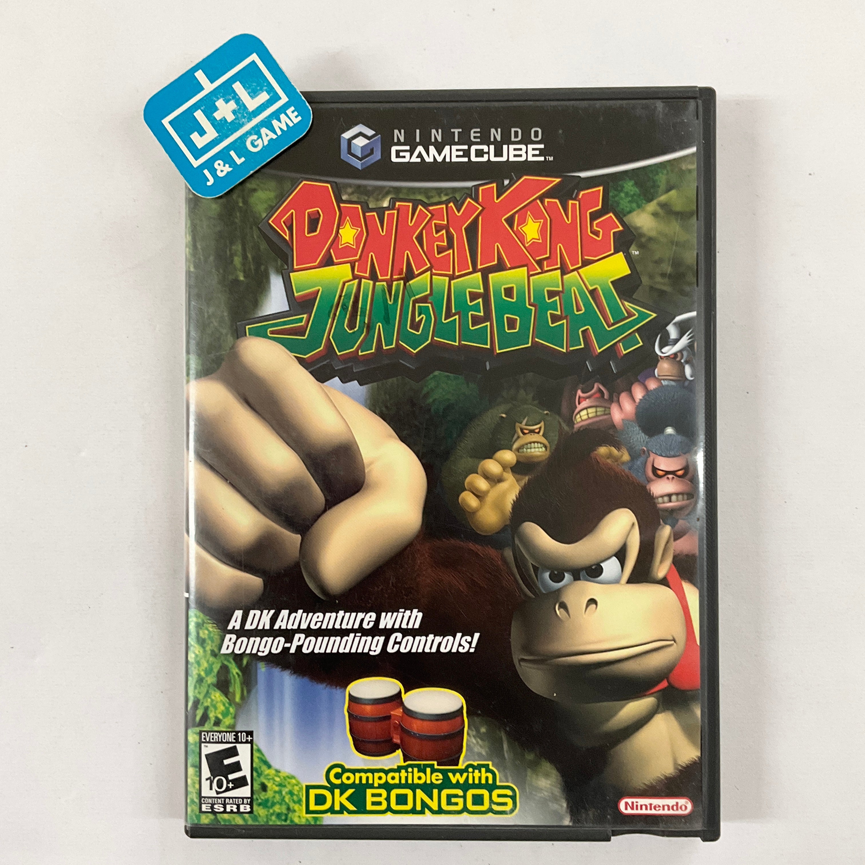 Donkey Kong Jungle Beat - (GC) Nintendo GameCube [Pre-Owned] Video Games Nintendo   