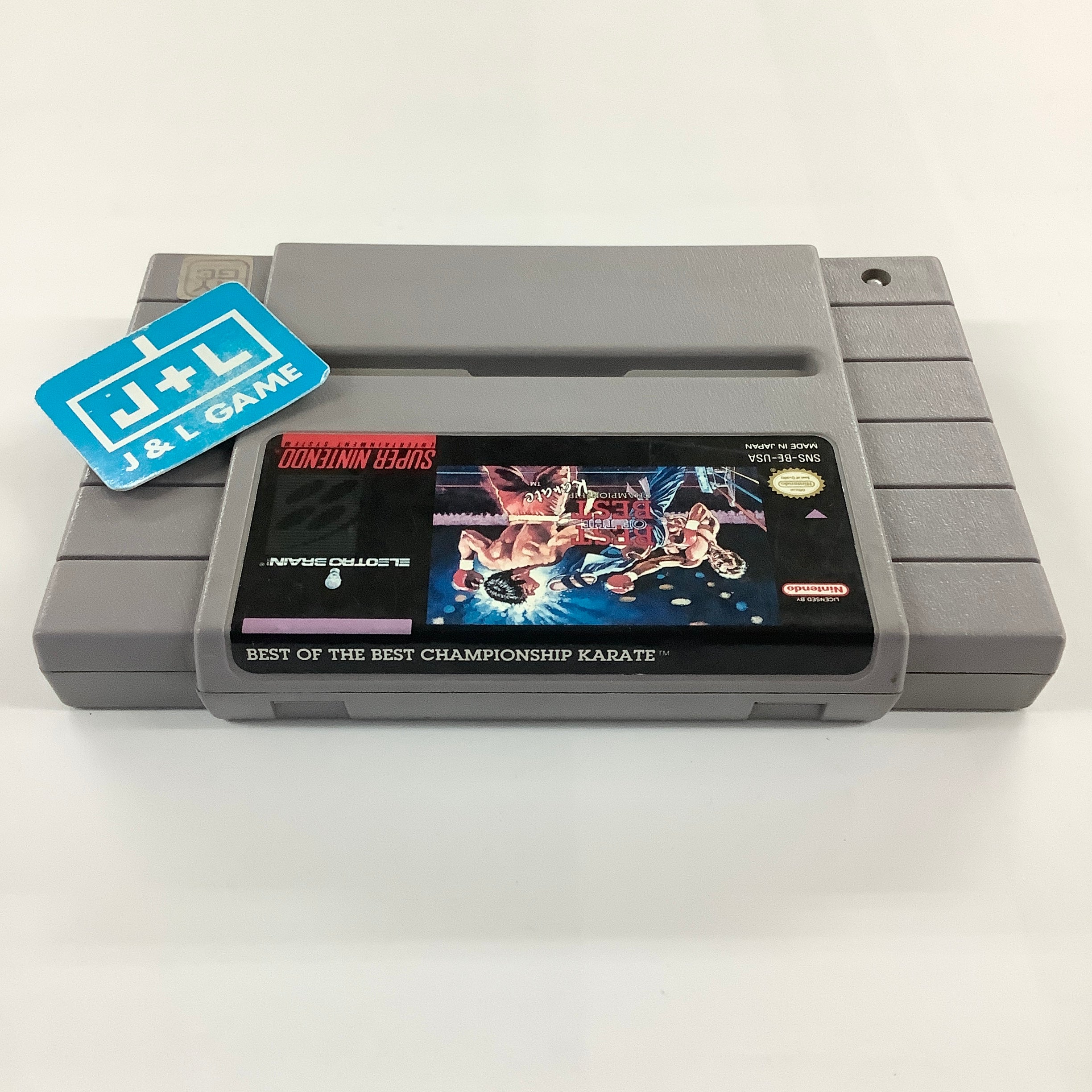 Best of the Best: Championship Karate - (SNES) Super Nintendo [Pre-Owned] Video Games Electro Brain   