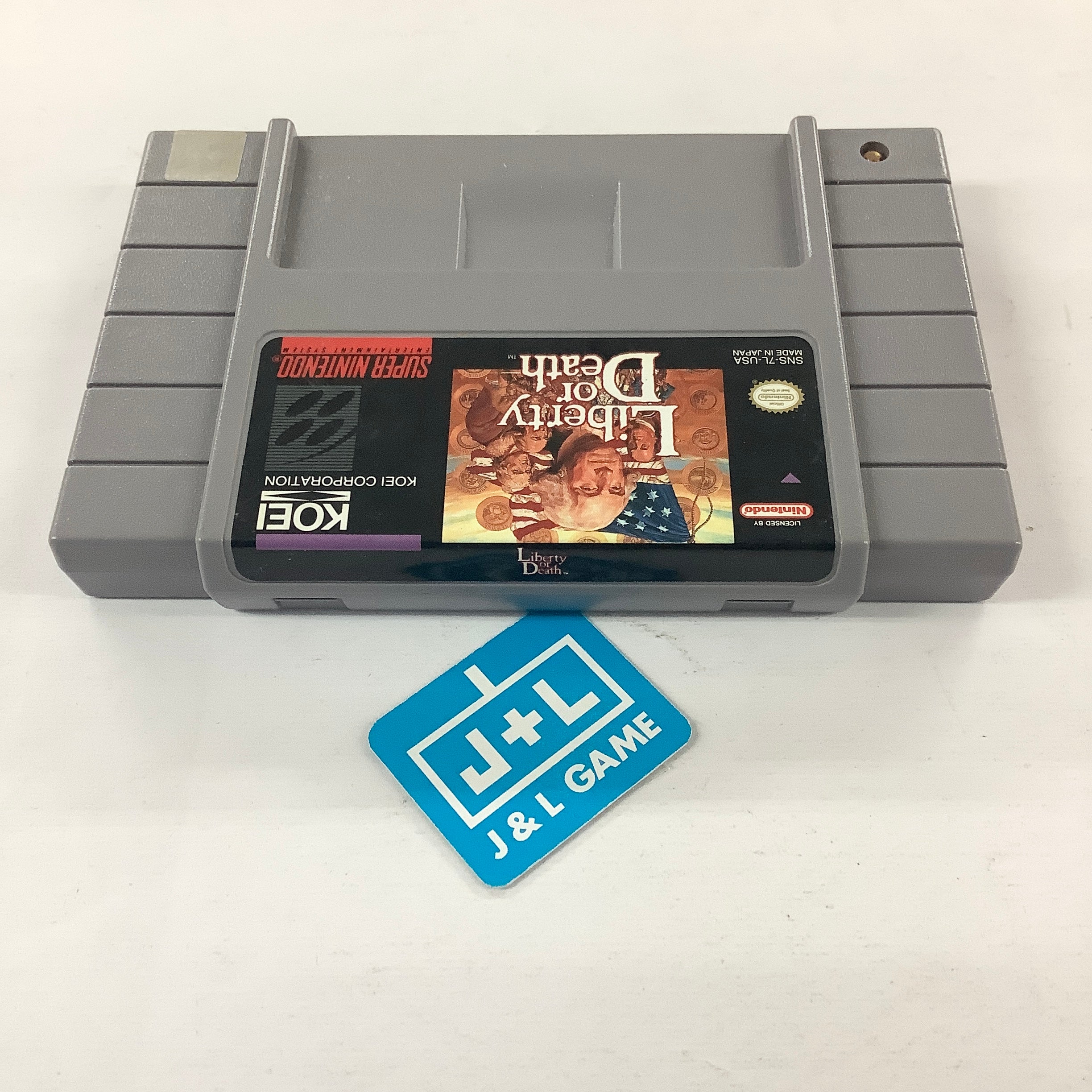 Liberty or Death - (SNES) Super Nintendo [Pre-Owned] Video Games Koei   
