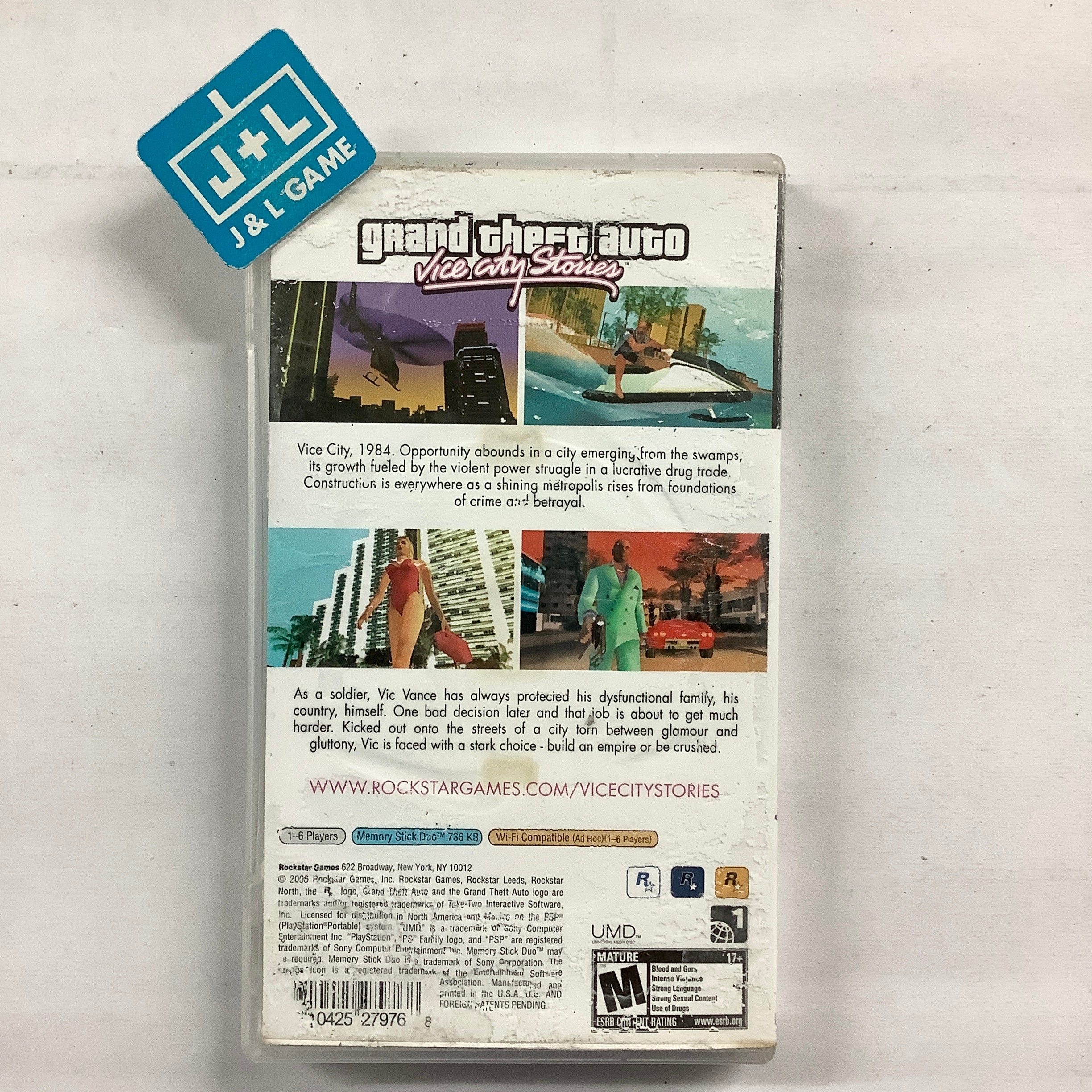 Grand Theft Auto: Vice City Stories - SONY PSP [Pre-Owned