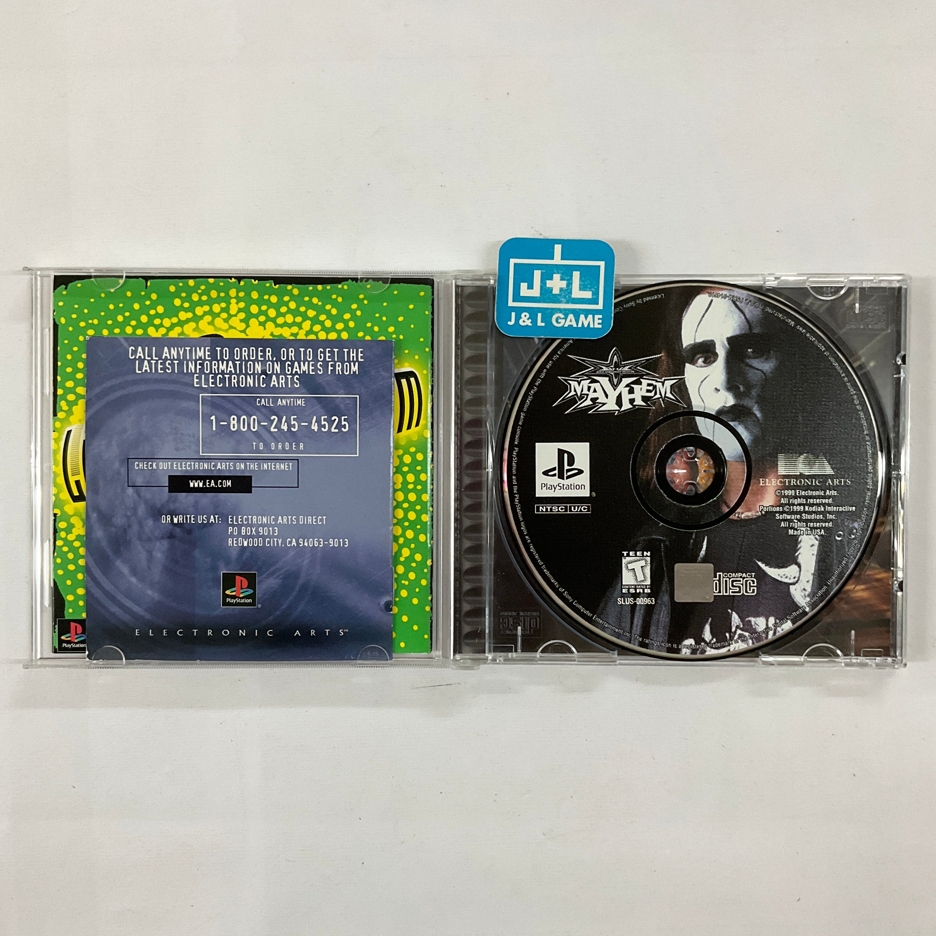 WCW Mayhem - (PS1) PlayStation 1 [Pre-Owned] | J&L Game