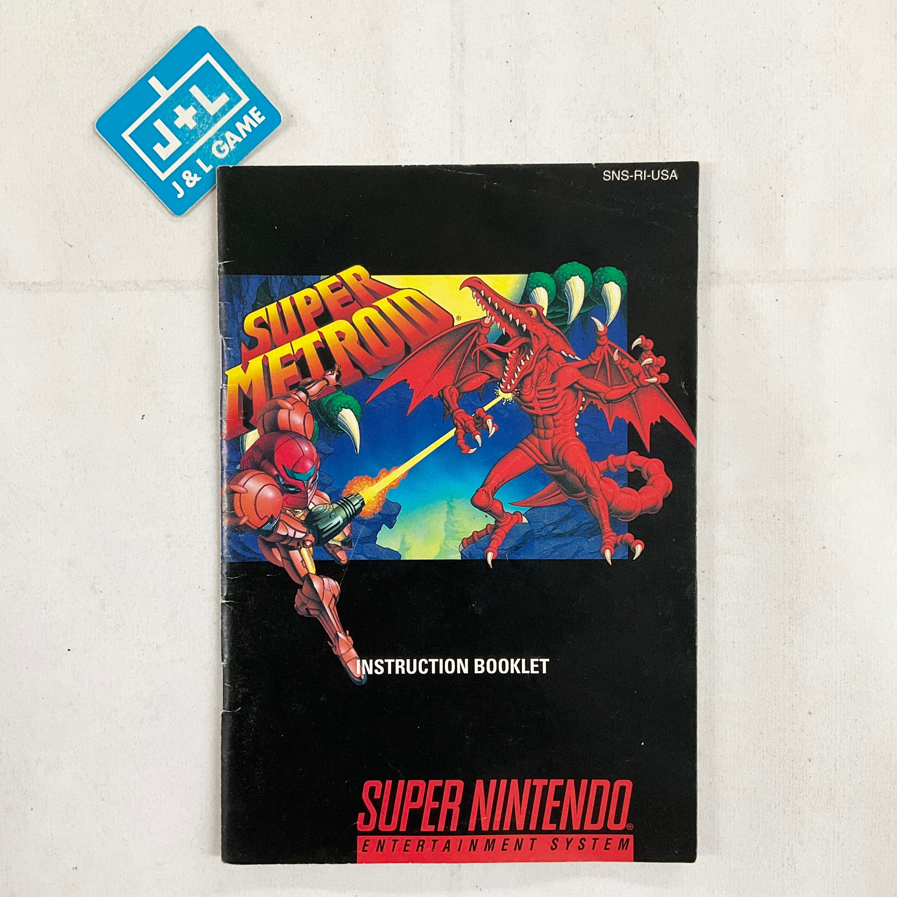 Super Metroid - (SNES) Super Nintendo [Pre-Owned] Video Games Intelligent Systems   