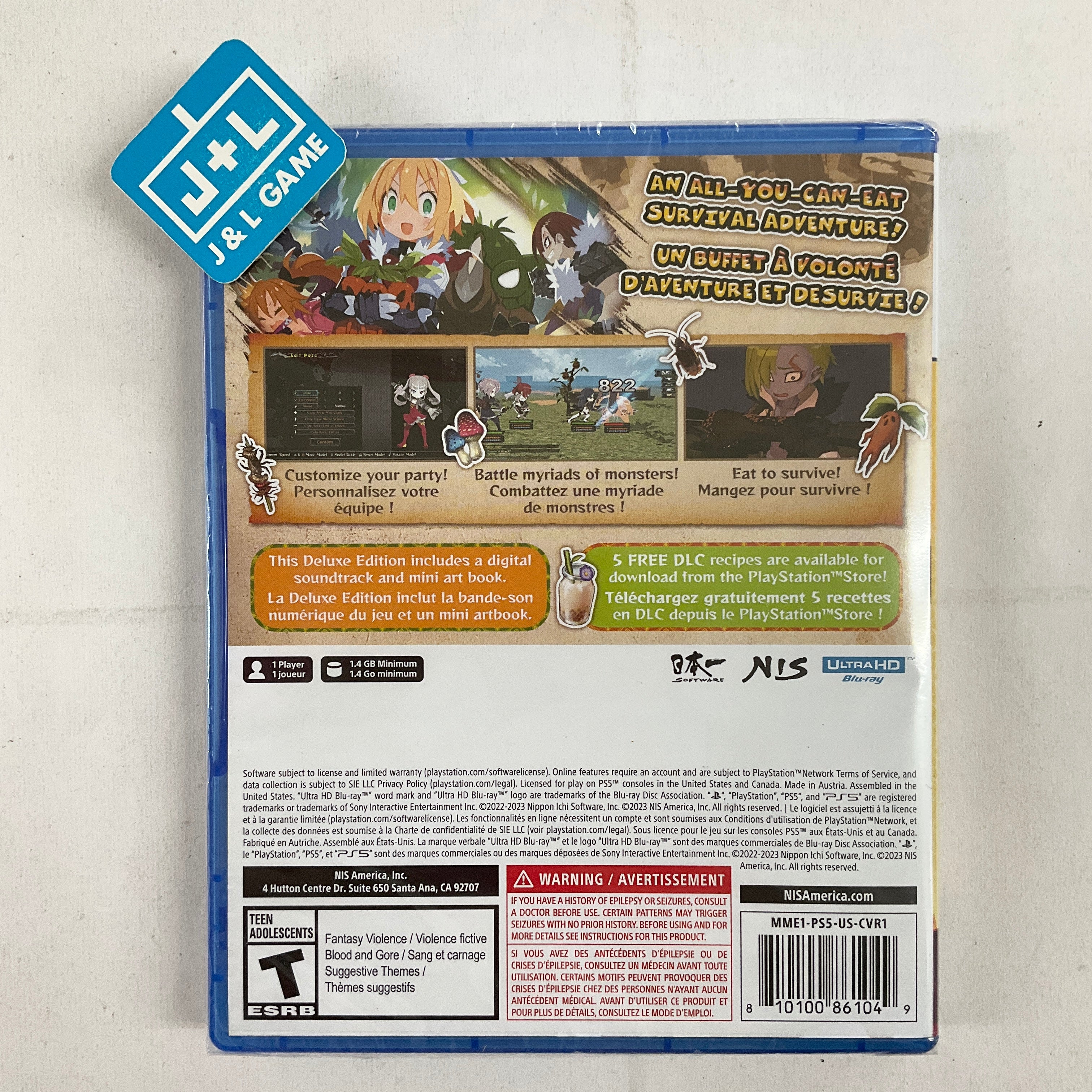 Monster Menu: The Scavenger’s Cookbook (Deluxe Edition) - (PS5) PlayStation 5 Video Games NIS America   