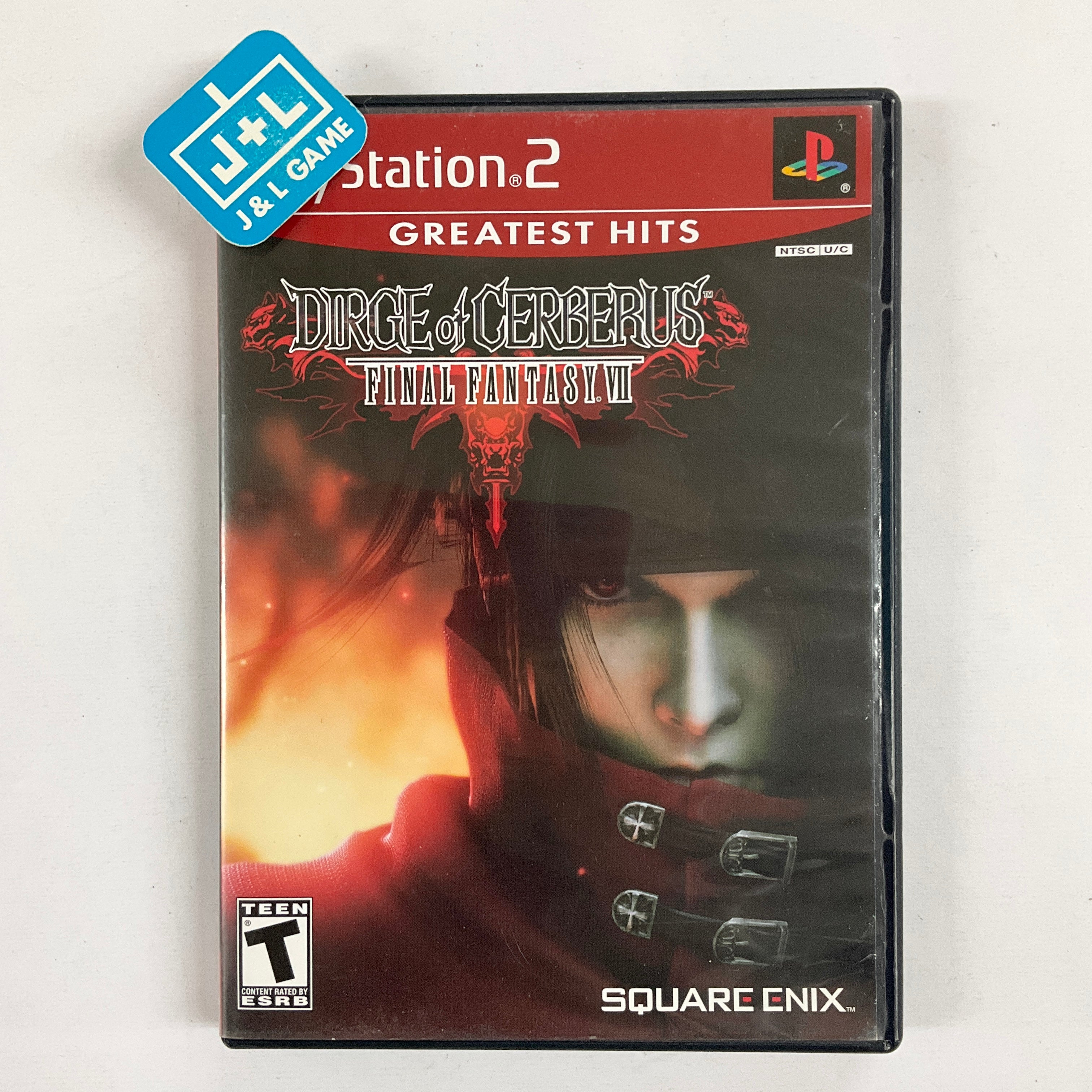 Dirge of Cerberus: Final Fantasy VII (Greatest Hits) - (PS2) PlayStation 2 [Pre-Owned] Video Games Square Enix   