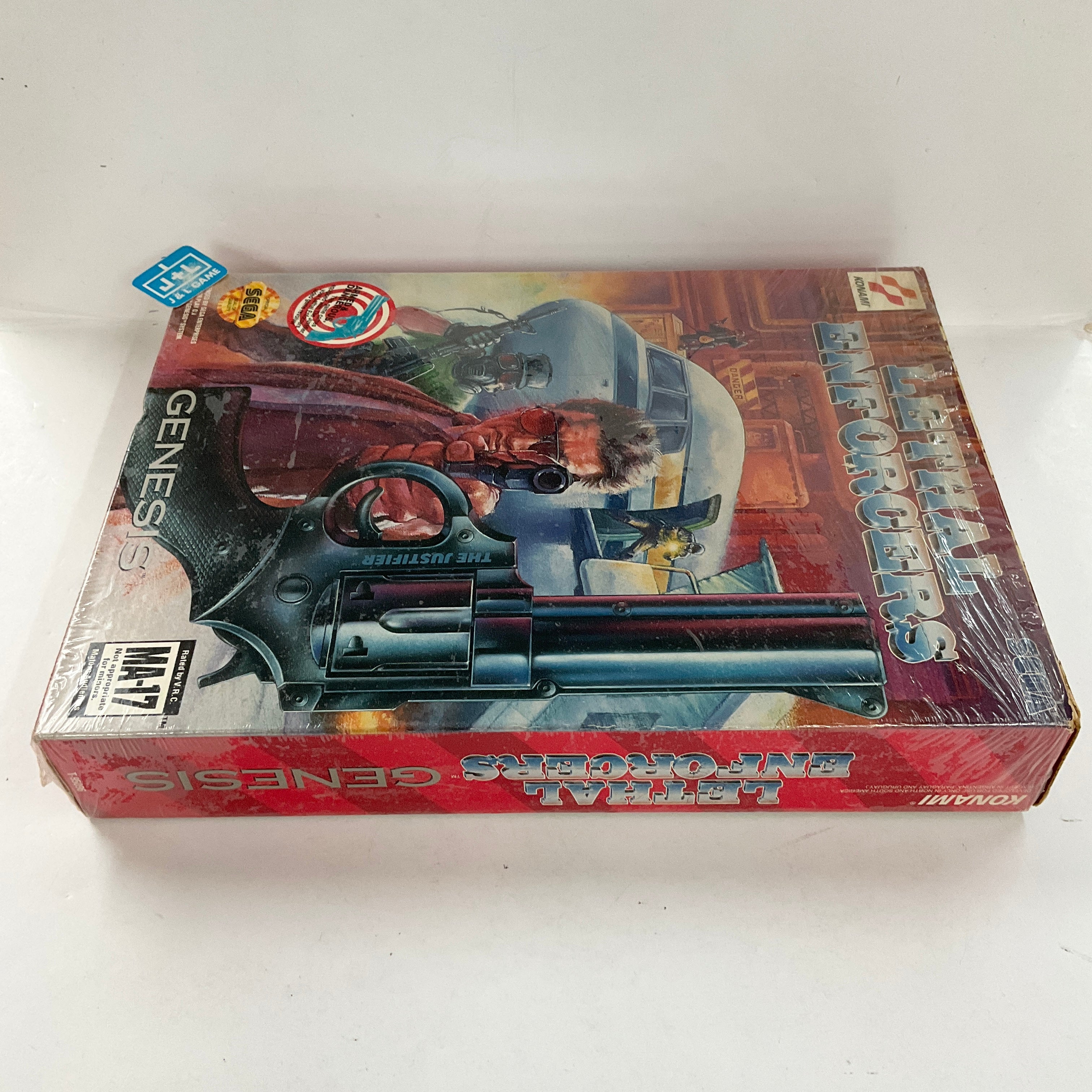 Lethal Enforcers - (SG) SEGA Genesis [Pre-Owned] Video Games Konami   