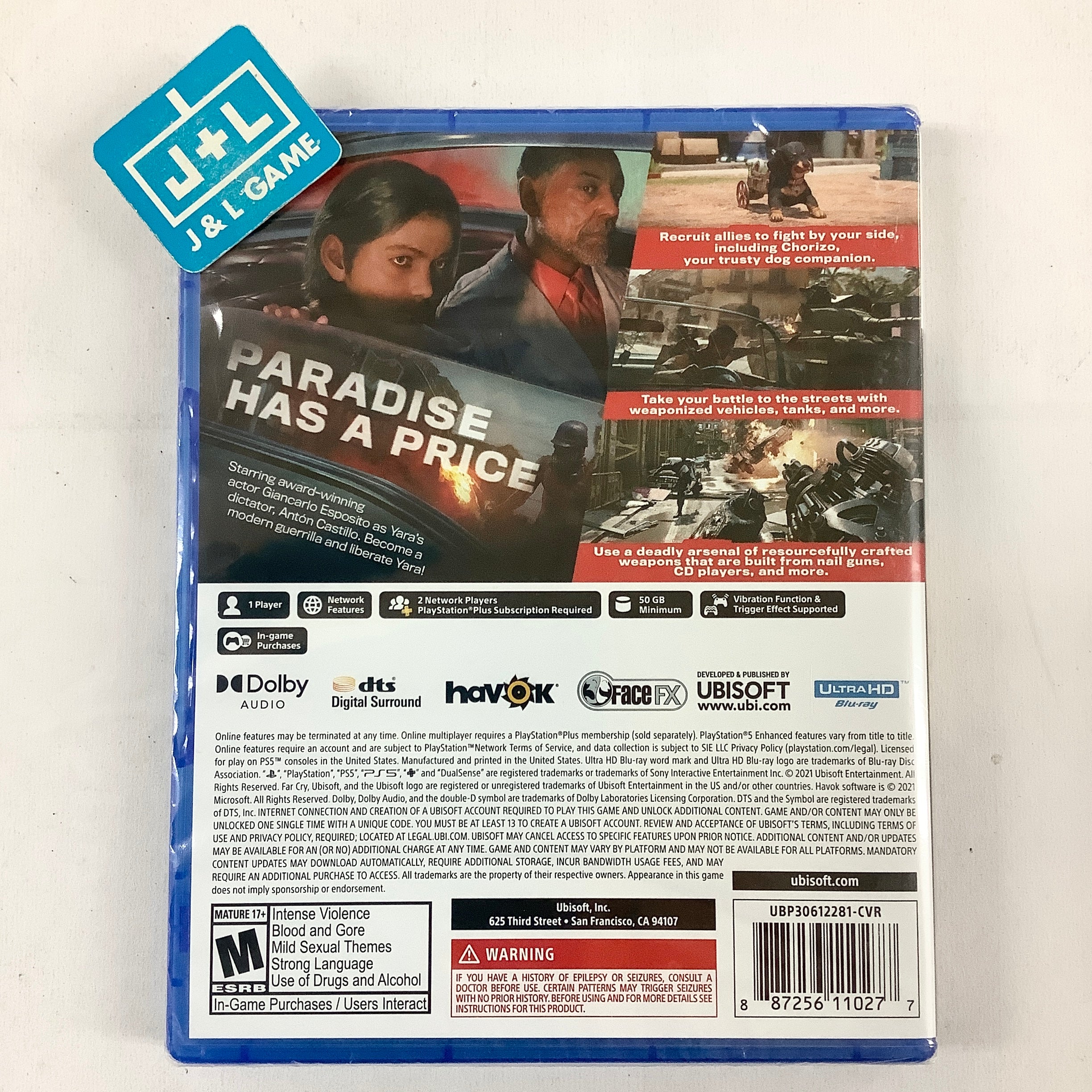 Far Cry 6 - (PS5) PlayStation 5 Video Games Ubisoft   