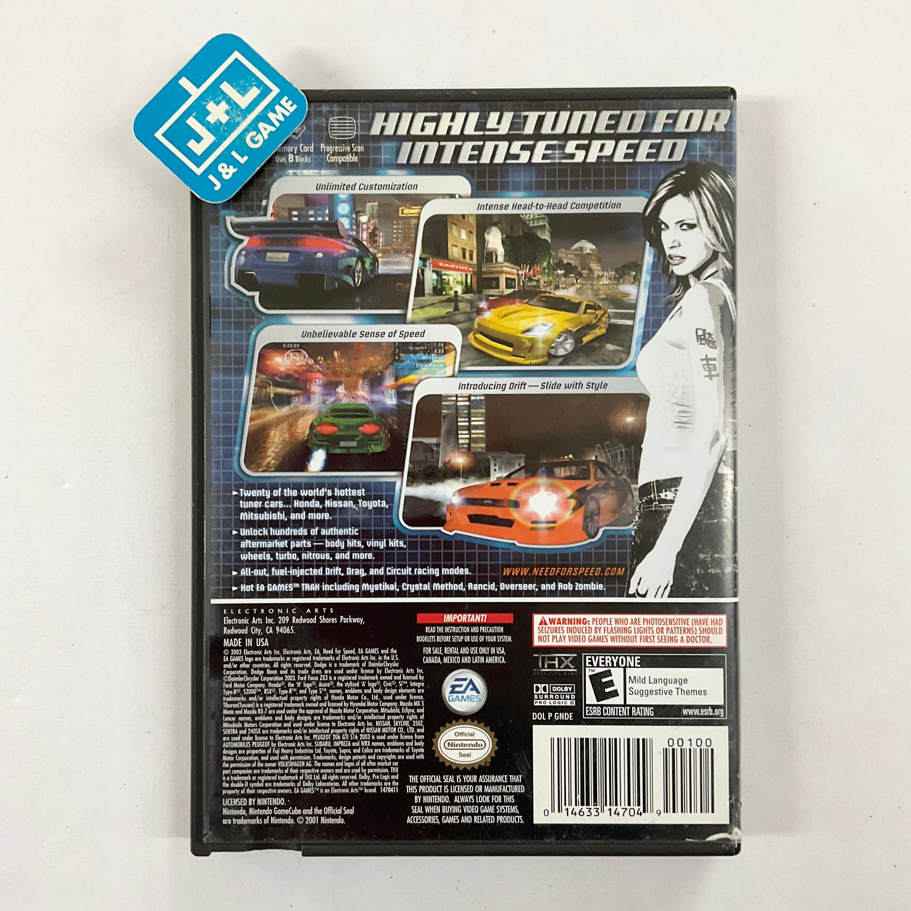 Need for Speed Underground - (GC) GameCube [Pre-Owned] Video Games Electronic Arts   
